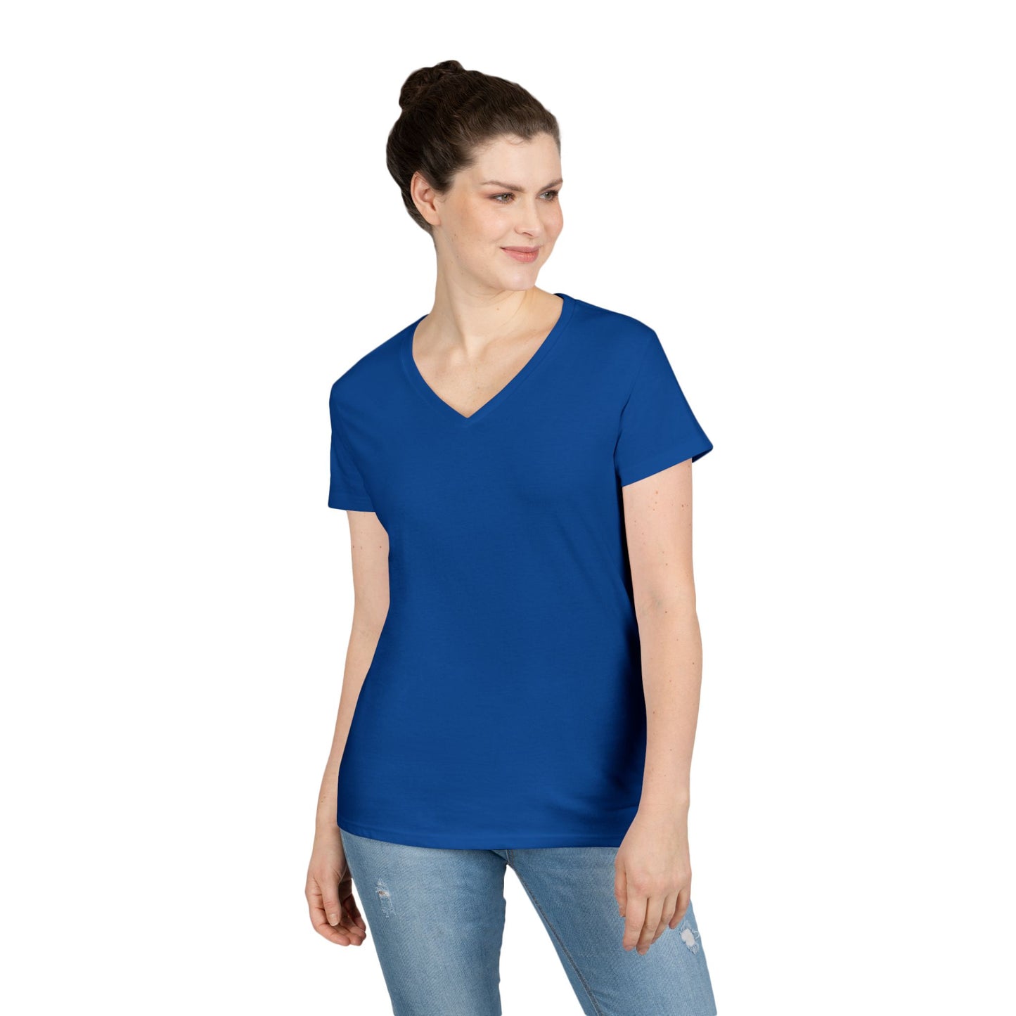 Howell's V-Neck Ladies T-Shirt, Logo on Back