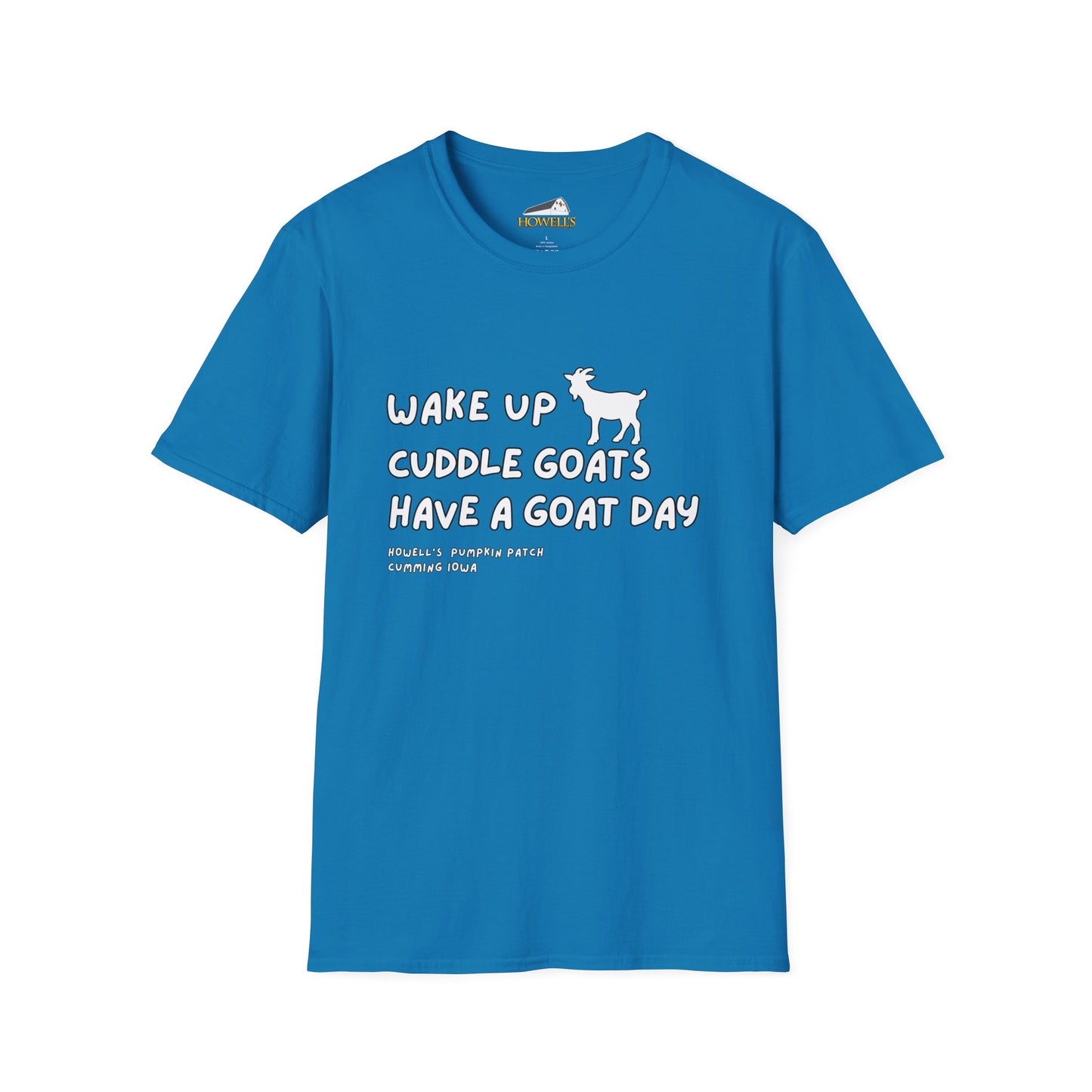 Wake Up Cuddle Goats, Unisex Gildan Adult Shirt
