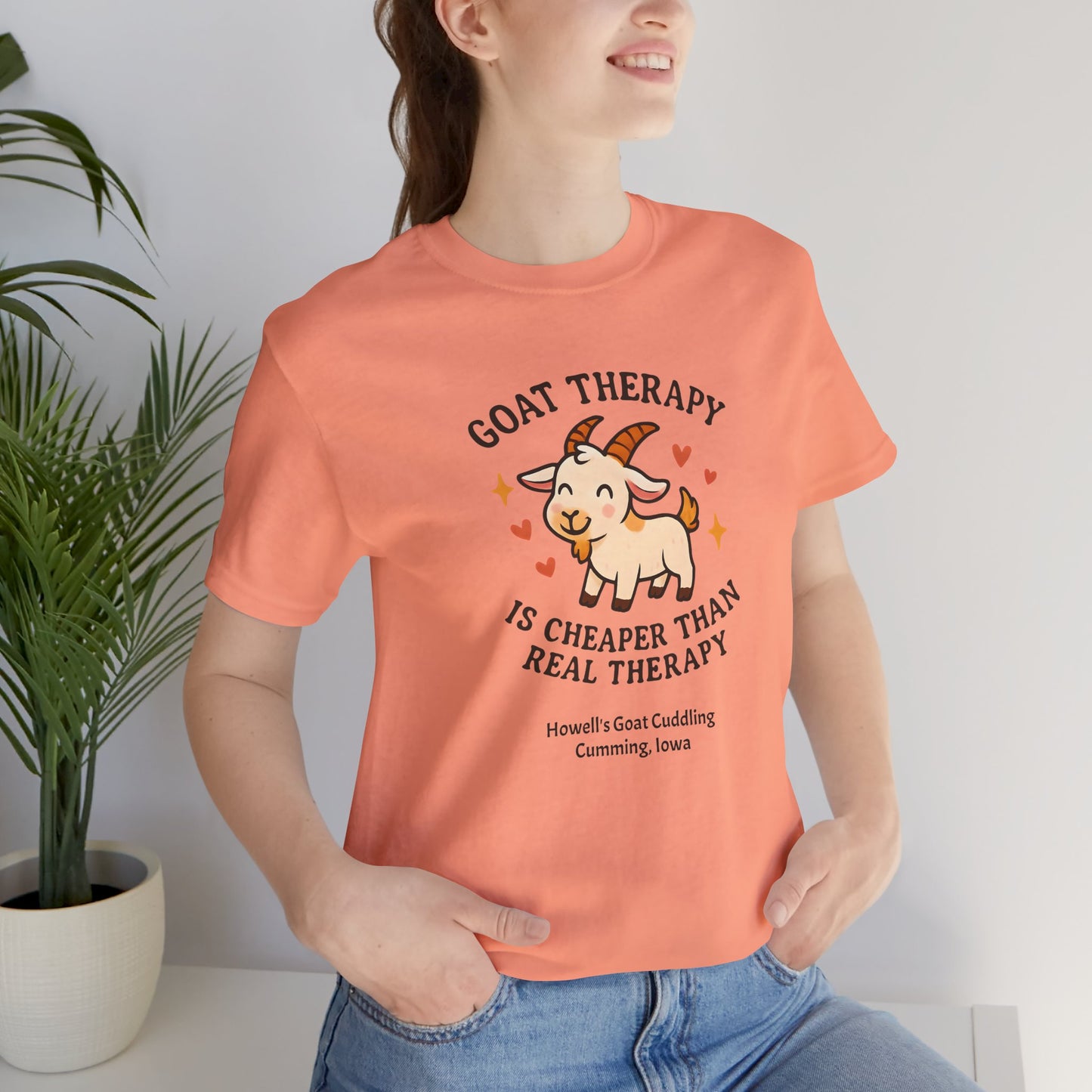 Goat Therapy Tee | Cute Goat Shirt