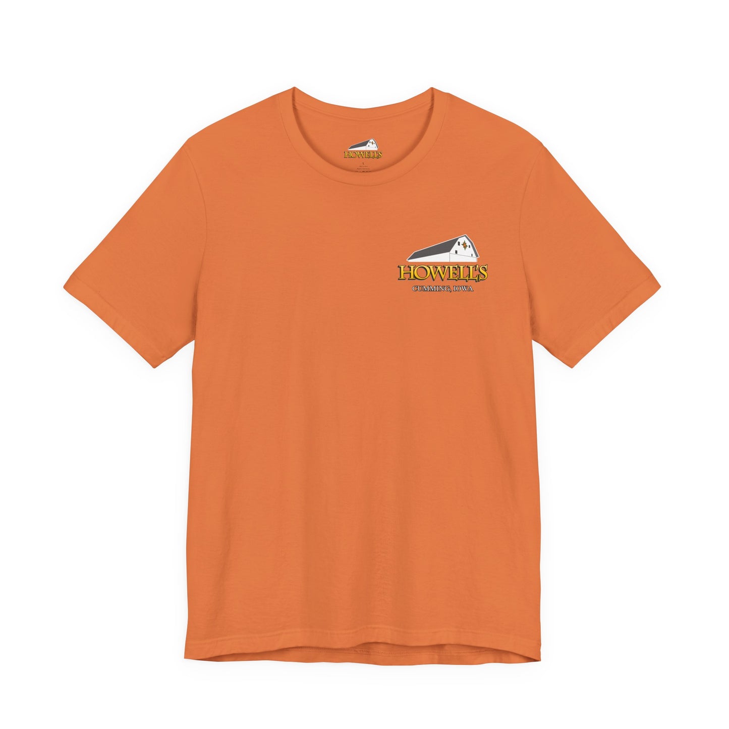 Bella canvas Uni-sex Adult Howells Shirt Logo on Front Goats on Back