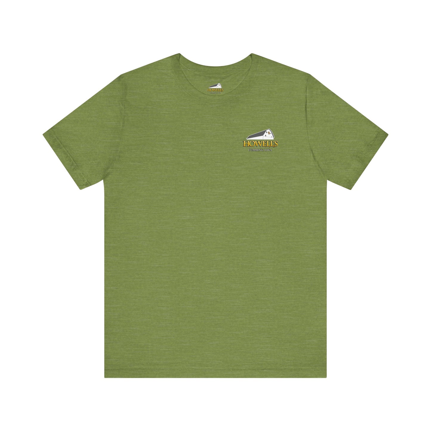 Howell's Goats Adult Unisex Tee, Bella Canva Logo on the Front Goats on the Back