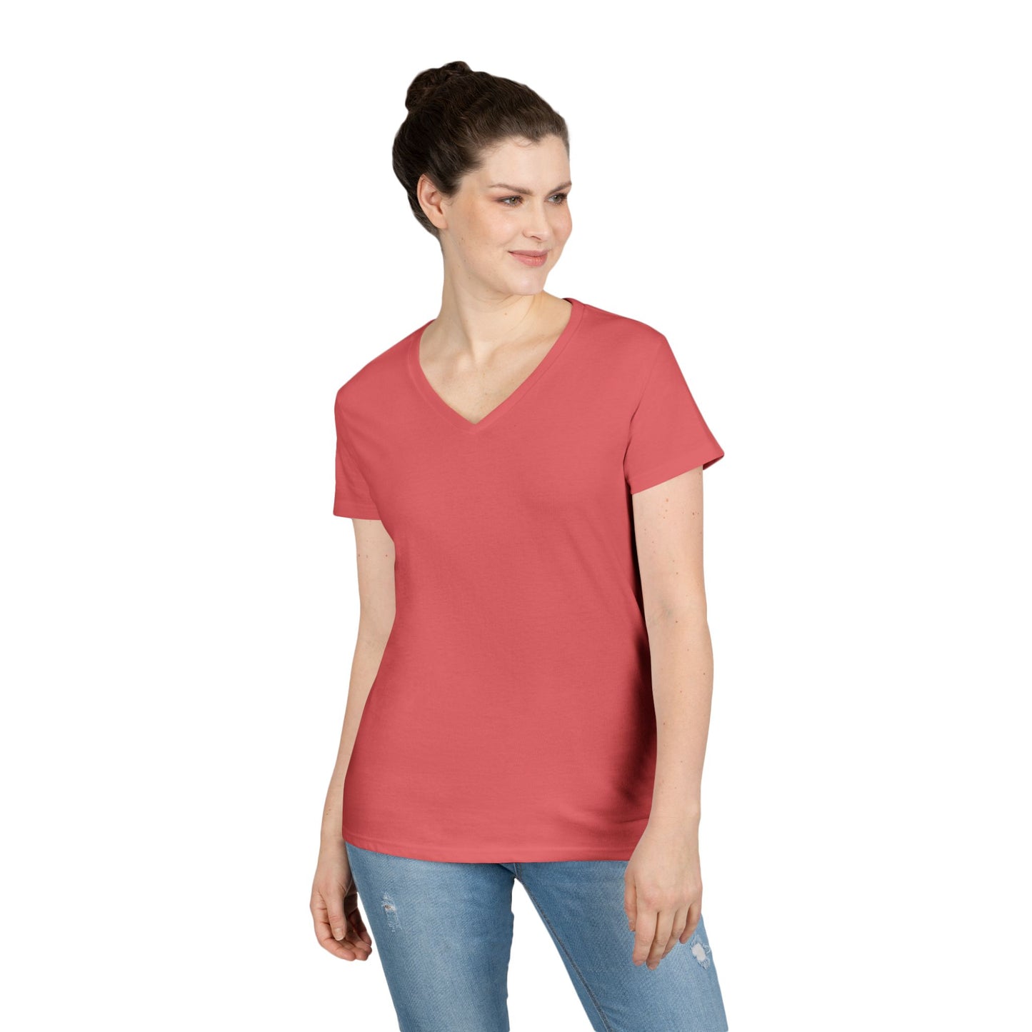 Howell's V-Neck Ladies T-Shirt, Logo on Back