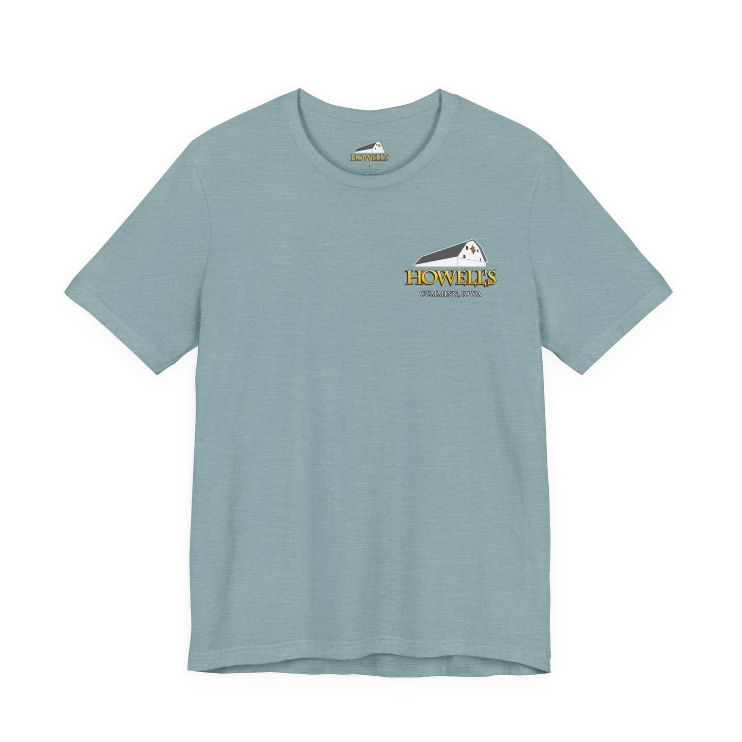 Bella canvas Uni-sex Adult Howells Shirt Logo on Front Goats on Back