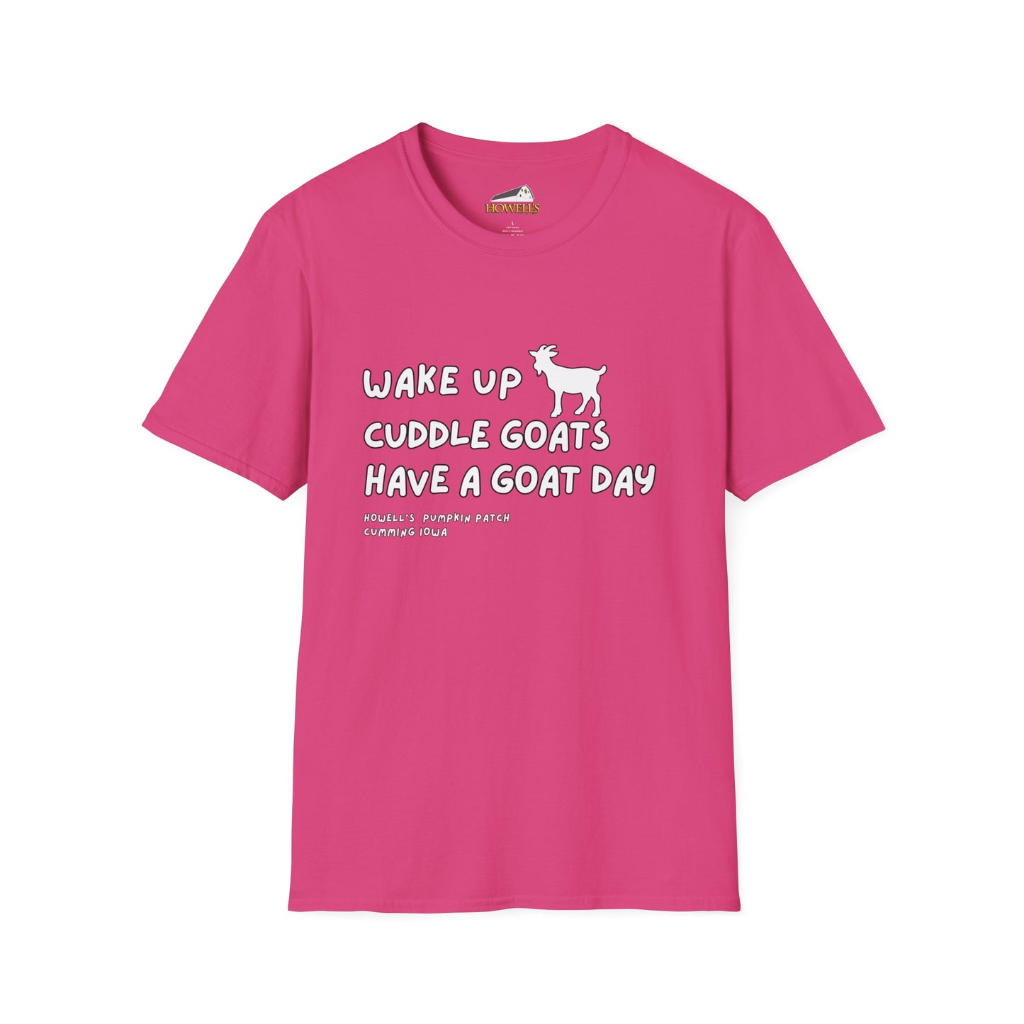 Wake Up Cuddle Goats, Unisex Gildan Adult Shirt