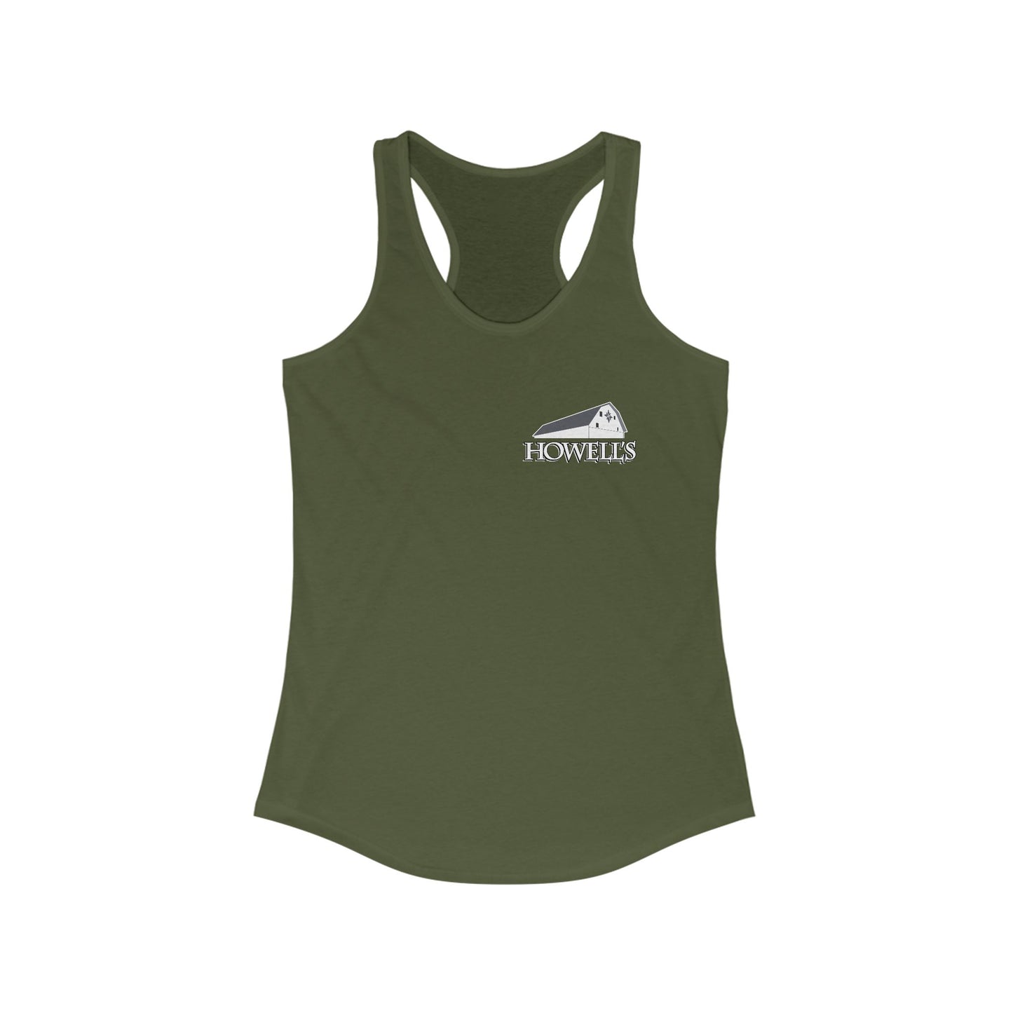 Women's Racerback Tank for Everyday Wear, Gym Outfits, Summer Activities, Flower Field Attire