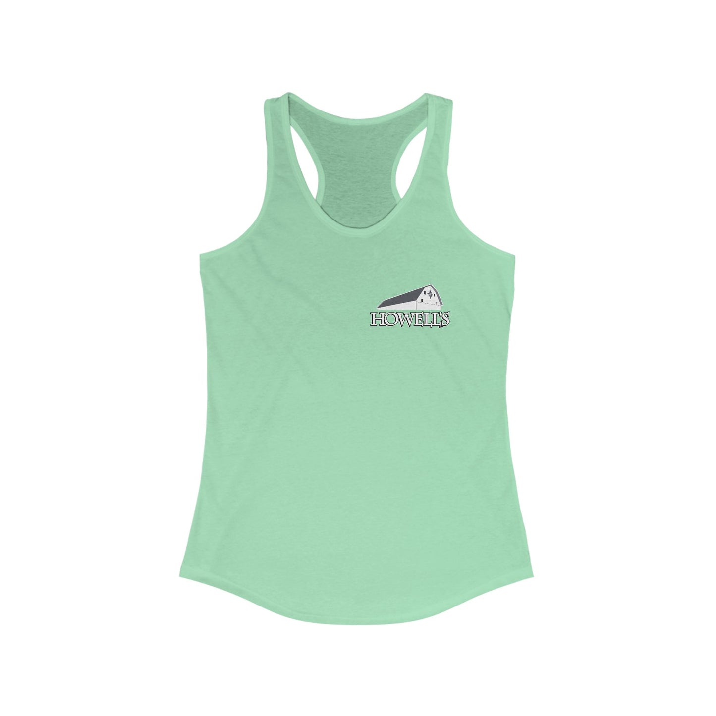 Women's Racerback Tank for Everyday Wear, Gym Outfits, Summer Activities, Flower Field Attire