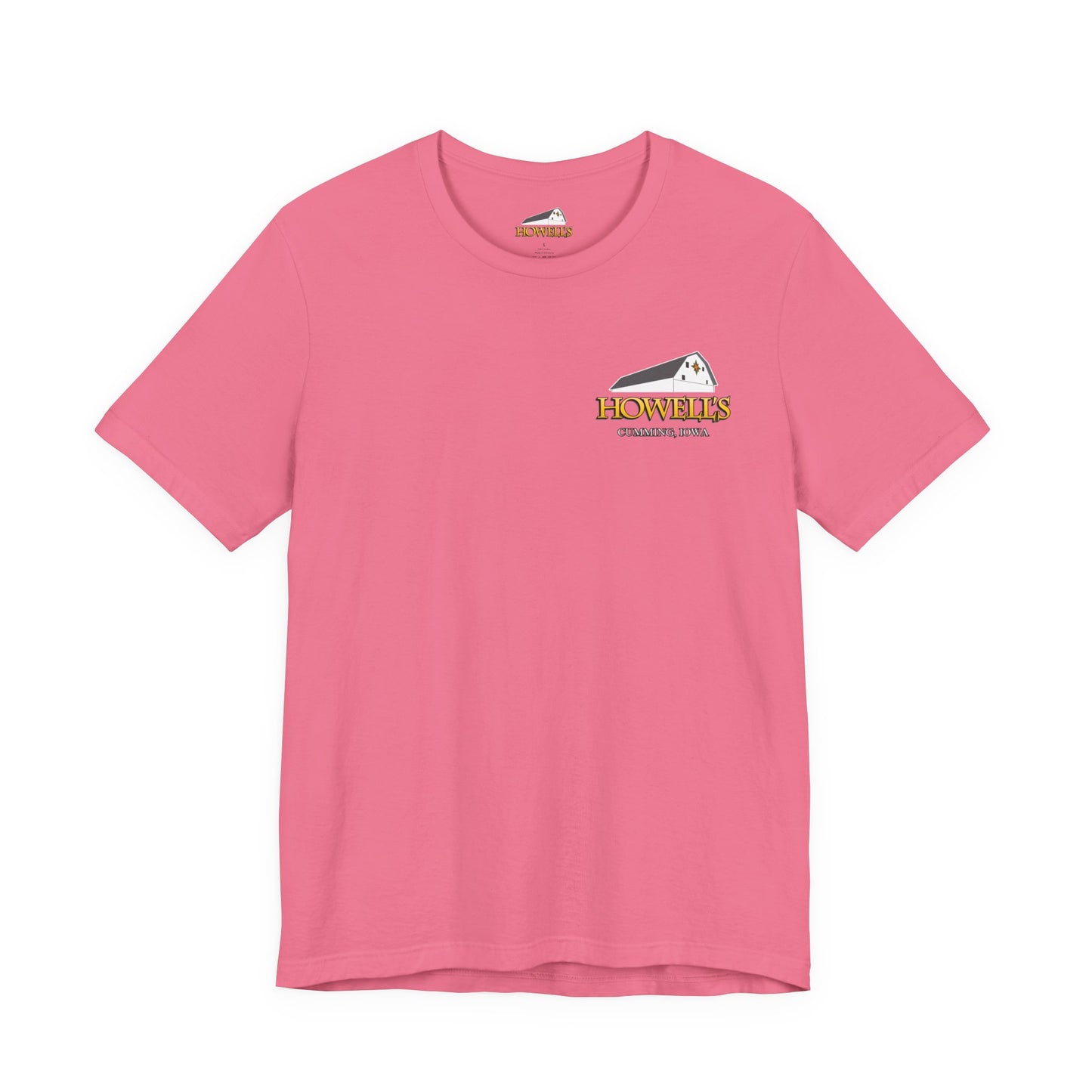 Bella canvas Uni-sex Adult Howells Shirt Logo on Front Goats on Back
