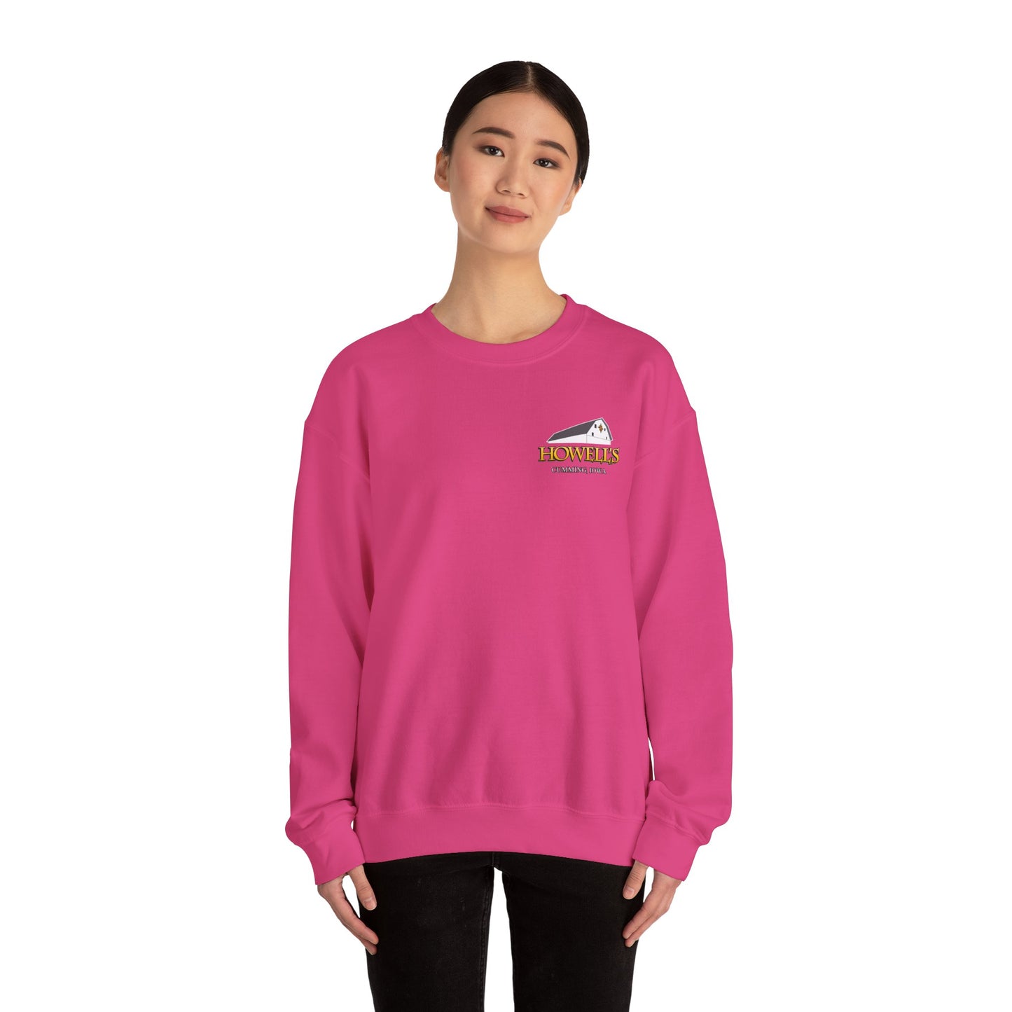 Unisex Crewneck Sweatshirt - Logo on Front Goats on the Back