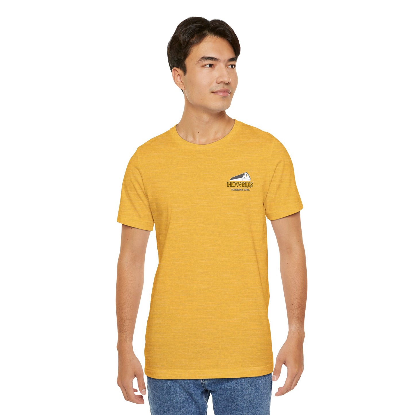 Howell's Goats Adult Unisex Tee, Bella Canva Logo on the Front Goats on the Back