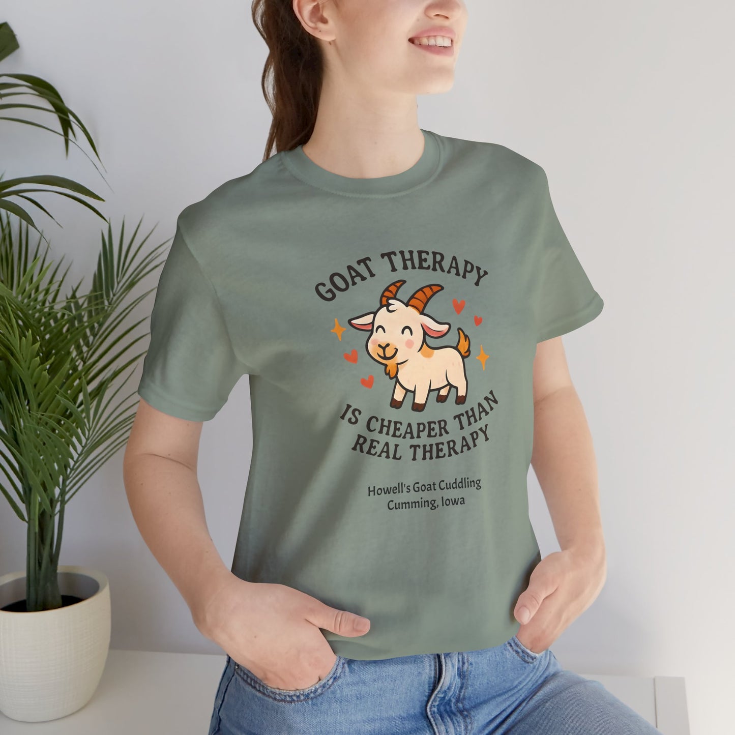 Goat Therapy Tee | Cute Goat Shirt