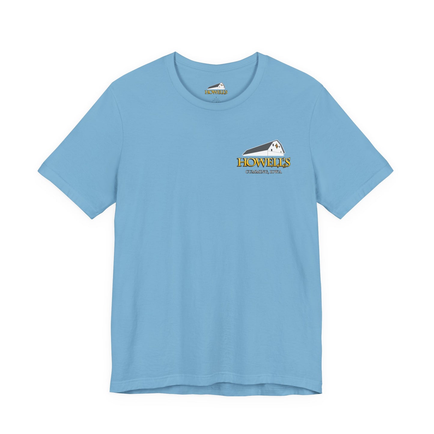 Bella canvas Uni-sex Adult Howells Shirt Logo on Front Goats on Back
