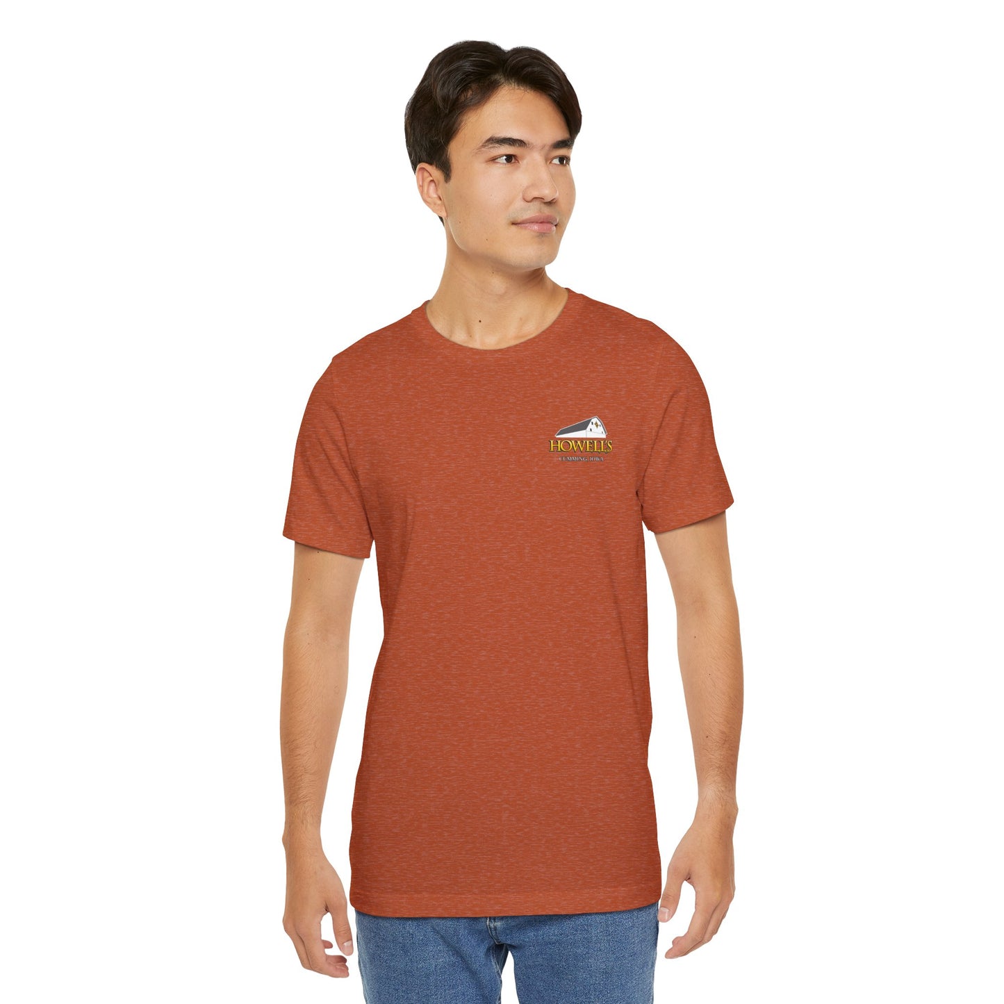 Howell's Goats Adult Unisex Tee, Bella Canva Logo on the Front Goats on the Back