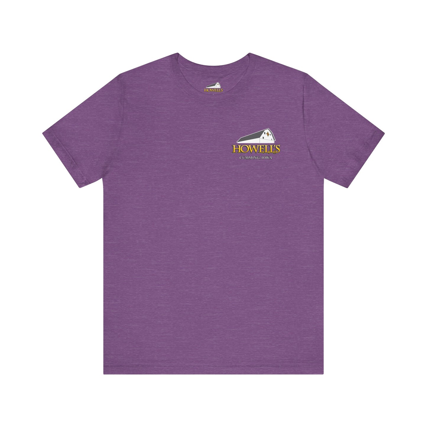 Bella canvas Uni-sex Adult Howells Shirt Logo on Front Goats on Back