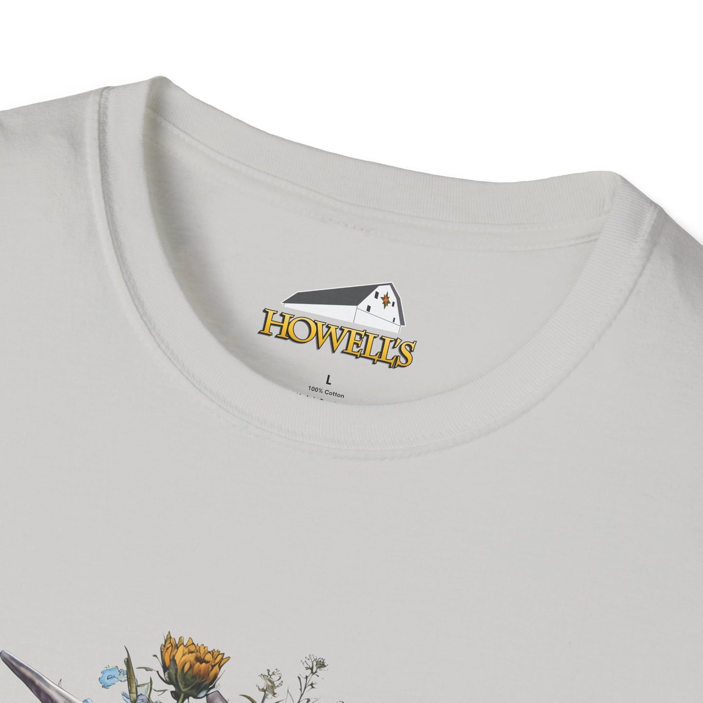 Floral Goat T-Shirt | Unisex Softstyle Tee, Animal Lover Gift, Nature Shirt, Country Aesthetic, Summer Fashion