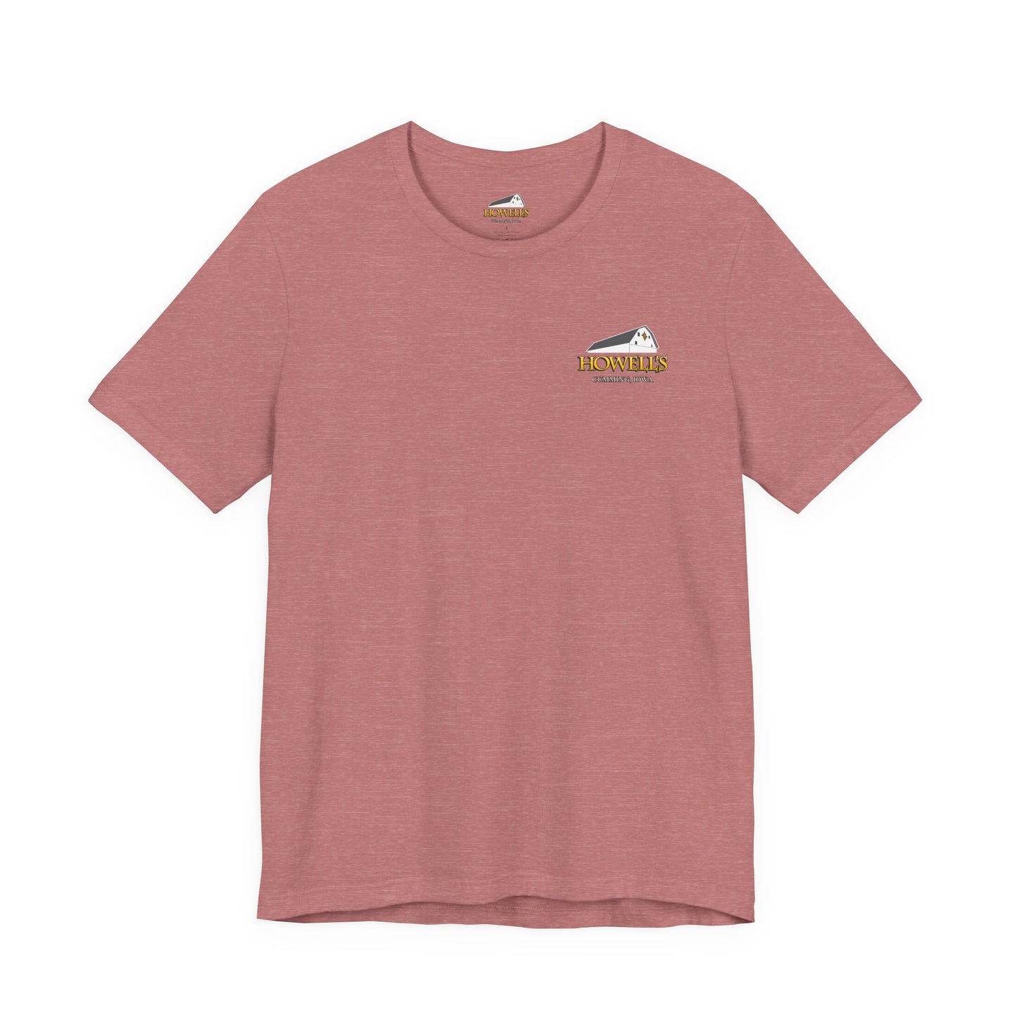 Howell's Goats Adult Unisex Tee, Bella Canva Logo on the Front Goats on the Back