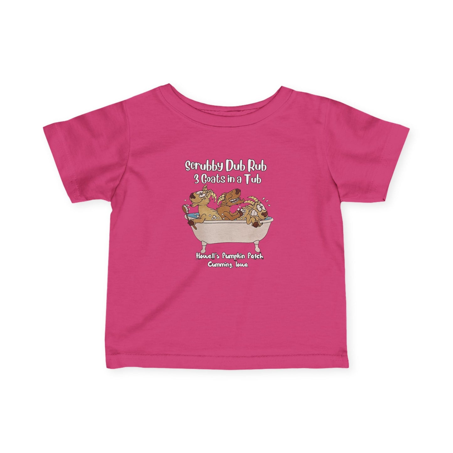 Cute Baby T-Shirt with Fun Bathing Animals Design, Infant Jersey Tee