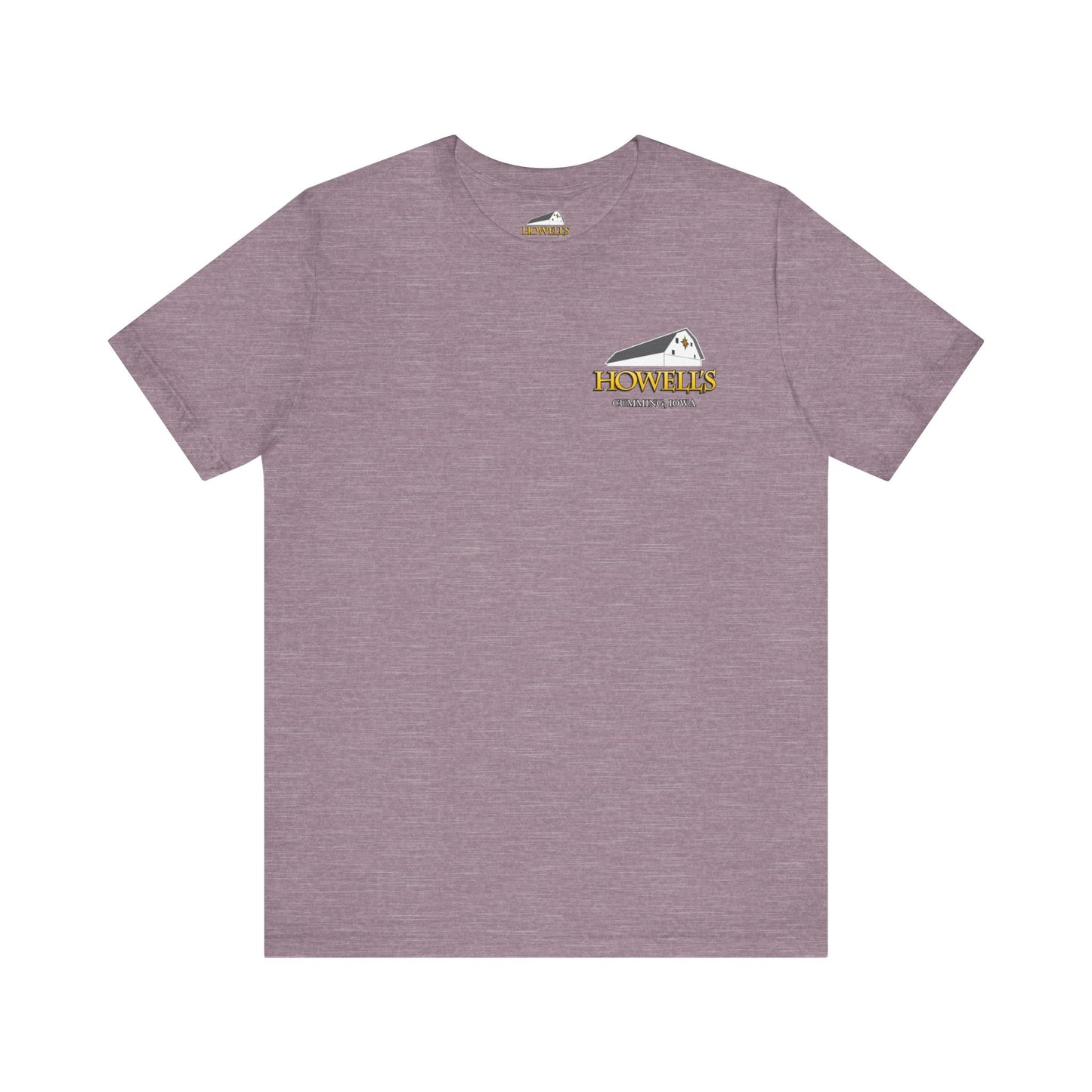 Bella canvas Uni-sex Adult Howells Shirt Logo on Front Goats on Back