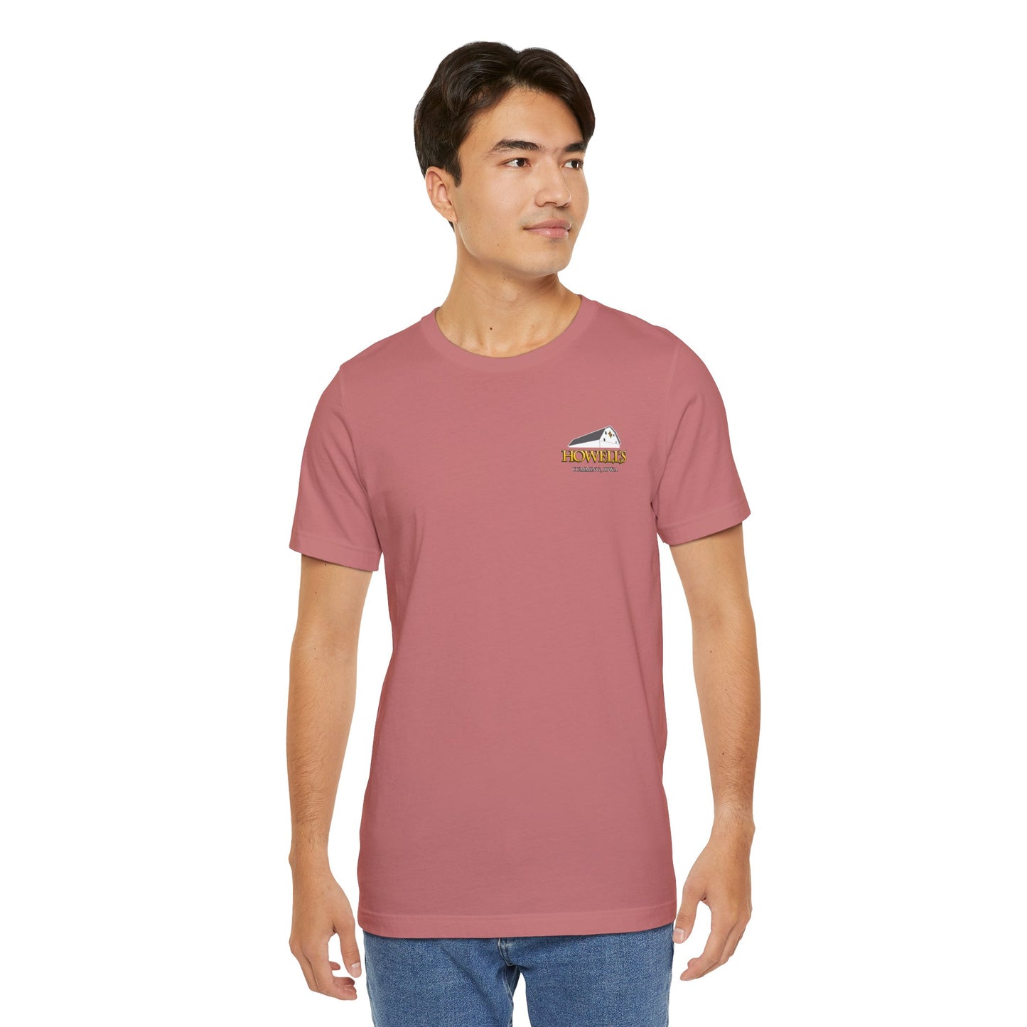 Howell's Goats Adult Unisex Tee, Bella Canva Logo on the Front Goats on the Back