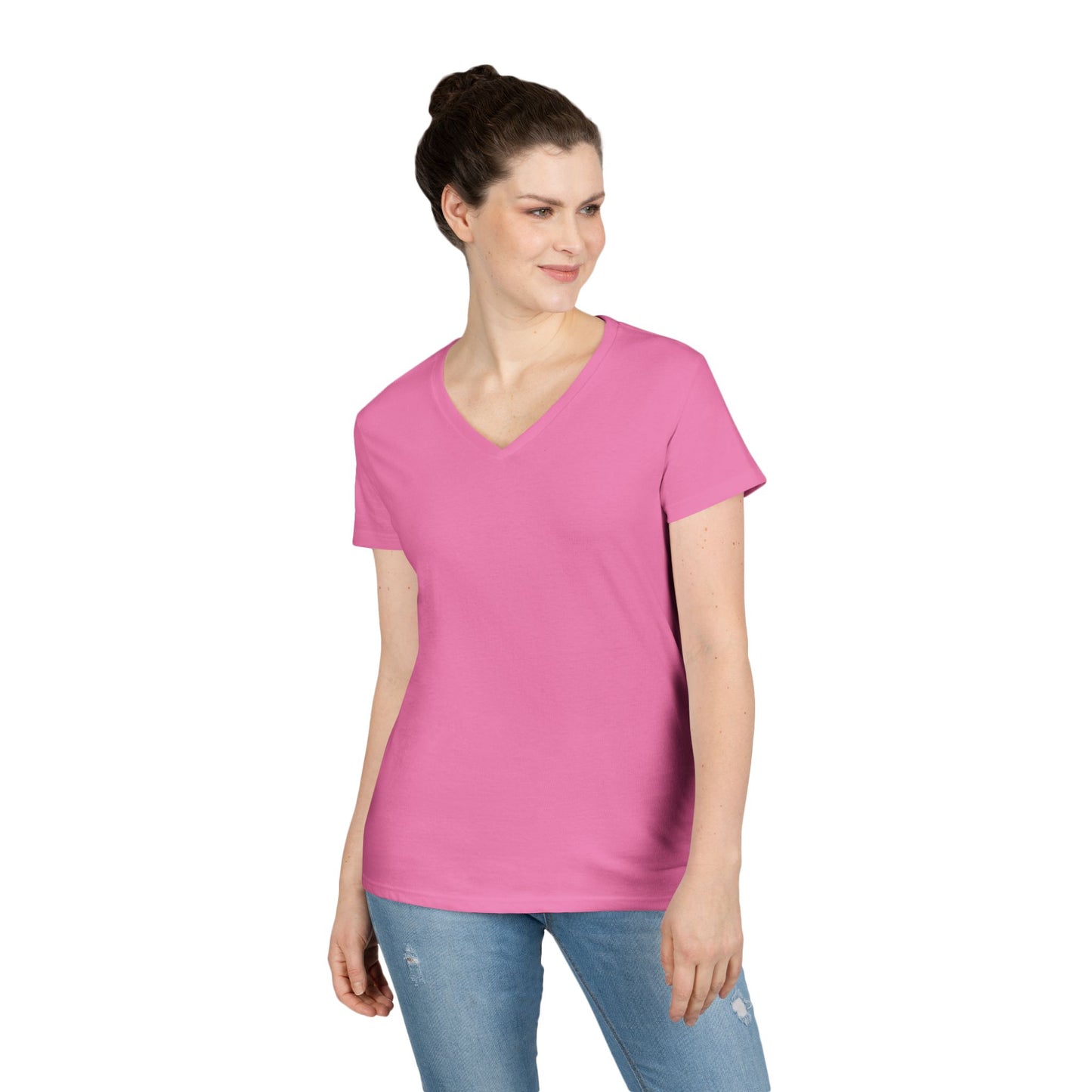 Howell's V-Neck Ladies T-Shirt, Logo on Back