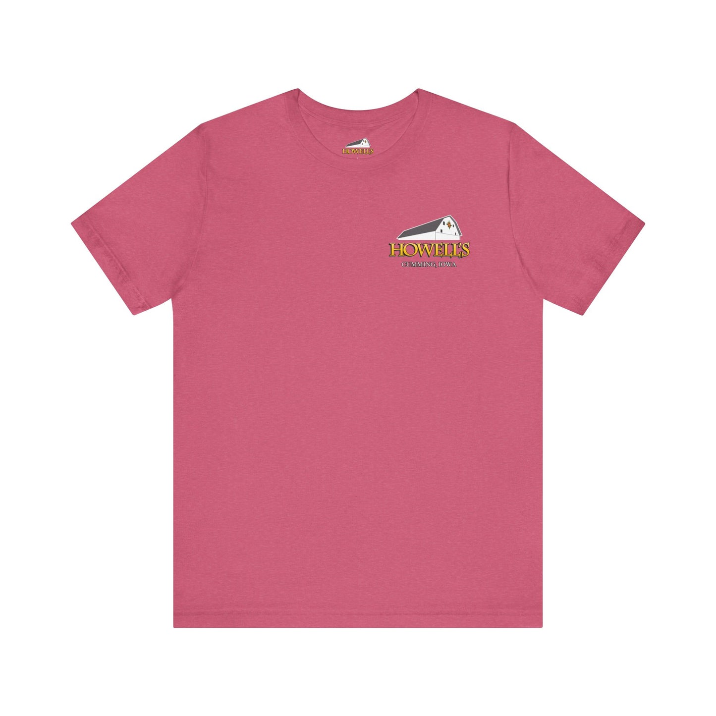 Bella canvas Uni-sex Adult Howells Shirt Logo on Front Goats on Back