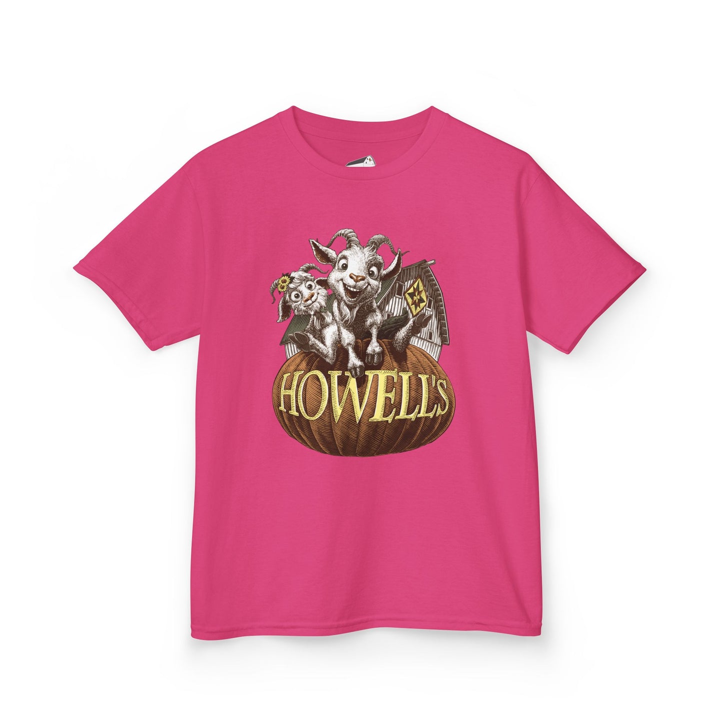 Kids T-Shirt, Goat Graphic Tee, Youth Gildan Cotton Top,