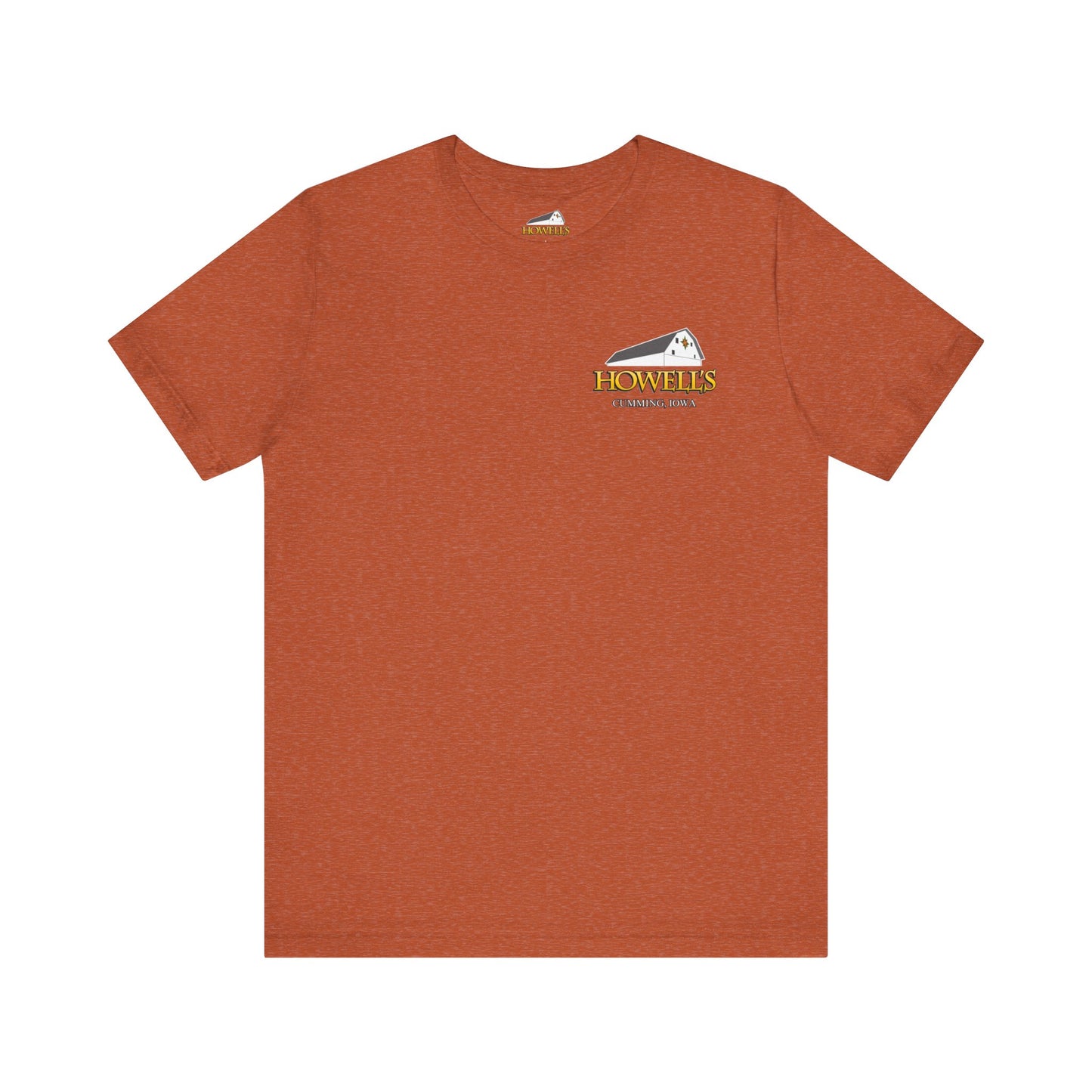 Bella canvas Uni-sex Adult Howells Shirt Logo on Front Goats on Back