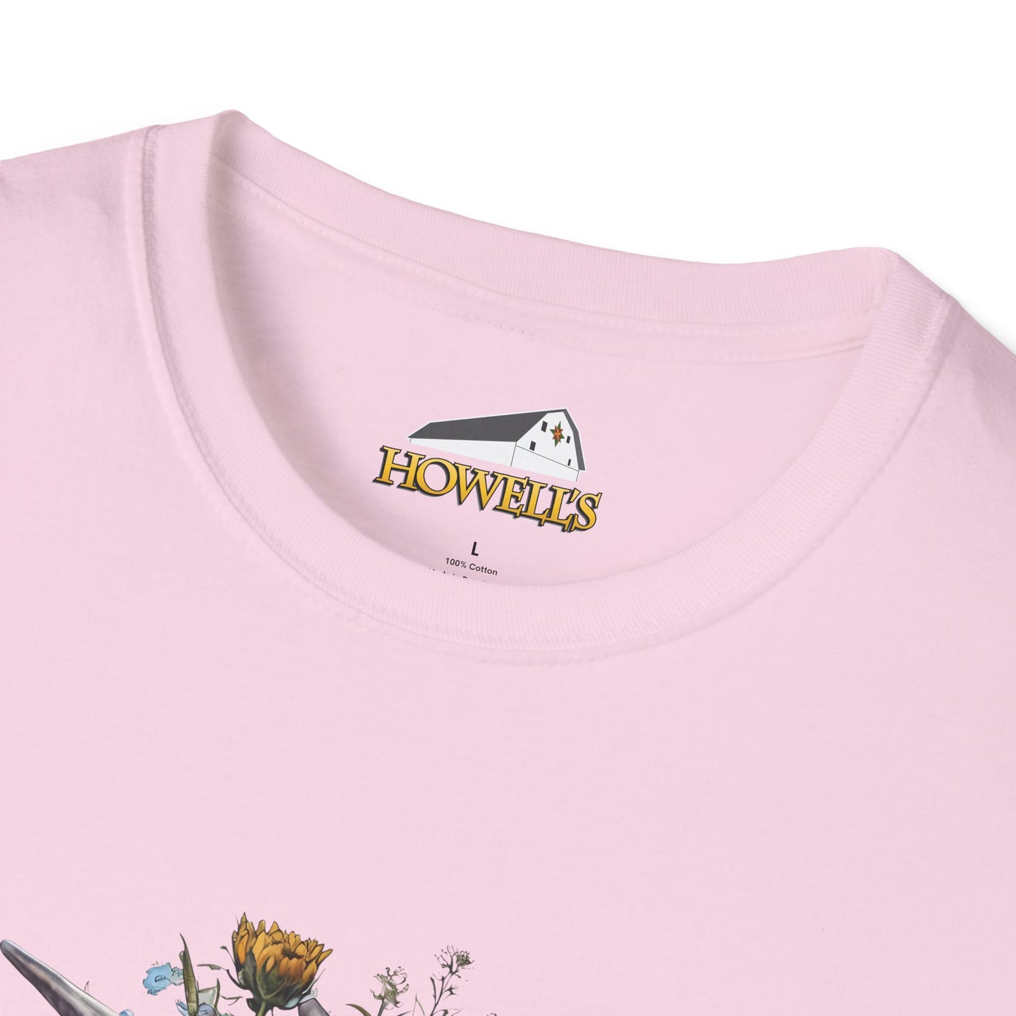 Floral Goat T-Shirt | Unisex Softstyle Tee, Animal Lover Gift, Nature Shirt, Country Aesthetic, Summer Fashion
