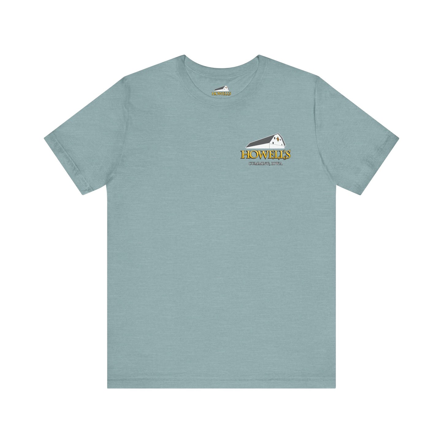 Bella canvas Uni-sex Adult Howells Shirt Logo on Front Goats on Back