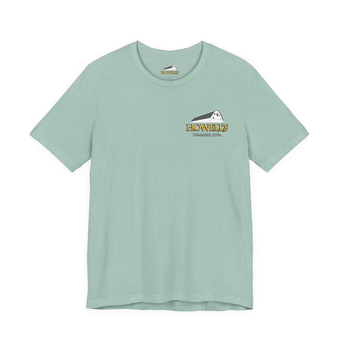 Bella canvas Uni-sex Adult Howells Shirt Logo on Front Goats on Back