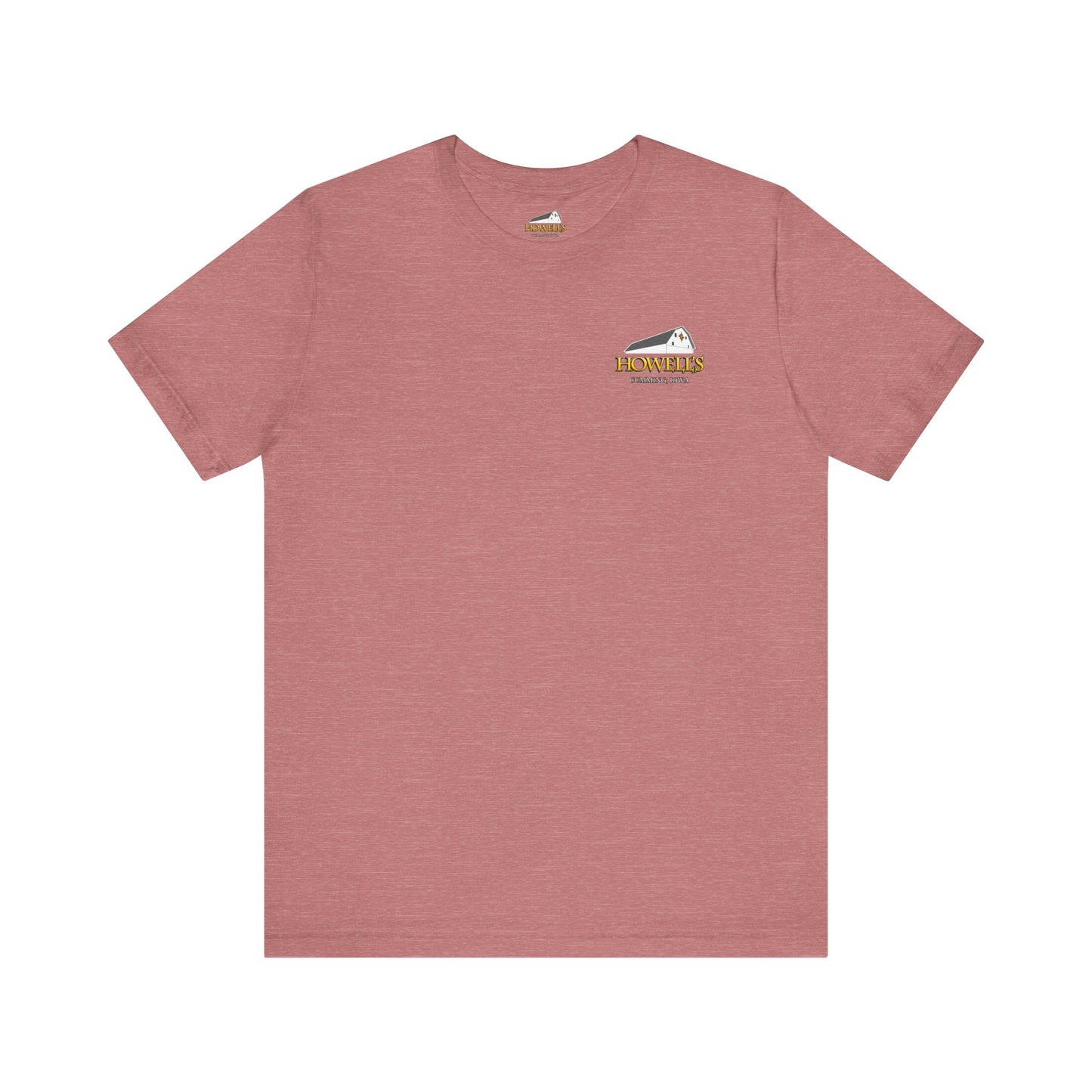 Howell's Goats Adult Unisex Tee, Bella Canva Logo on the Front Goats on the Back