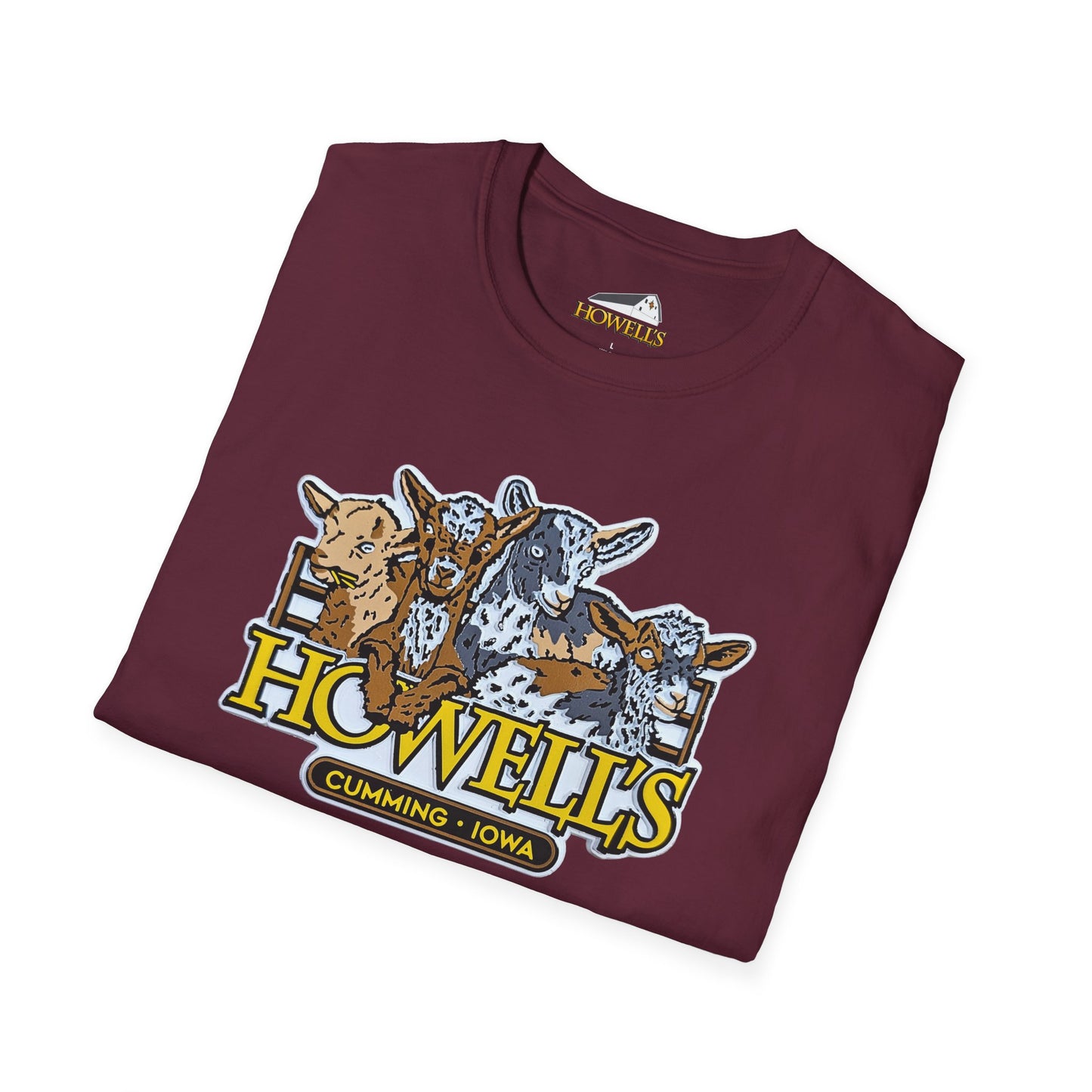 Adult Howell's Goat Graphic Tee, Unisex Softstyle Gildan T-Shirt