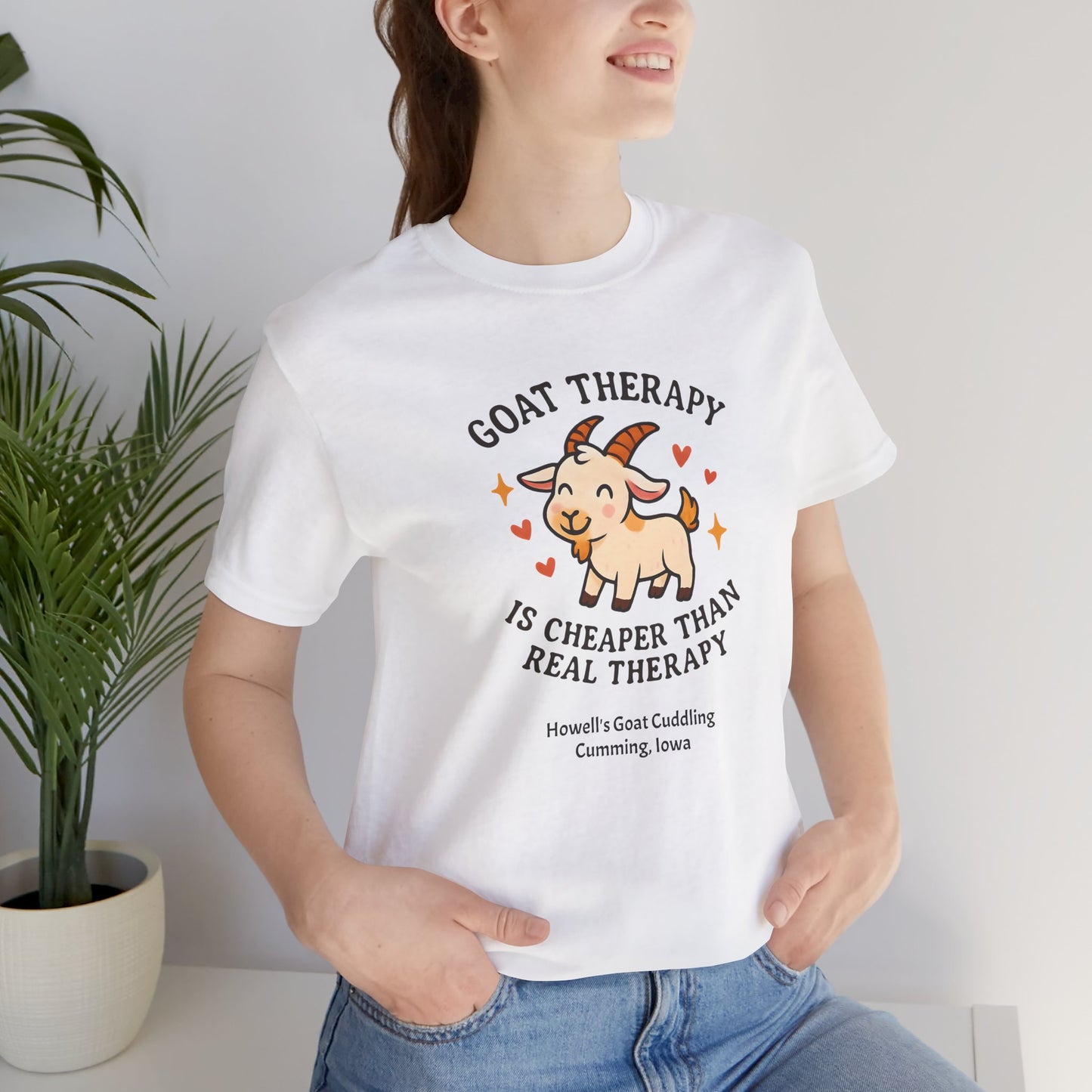 Goat Therapy Tee | Cute Goat Shirt