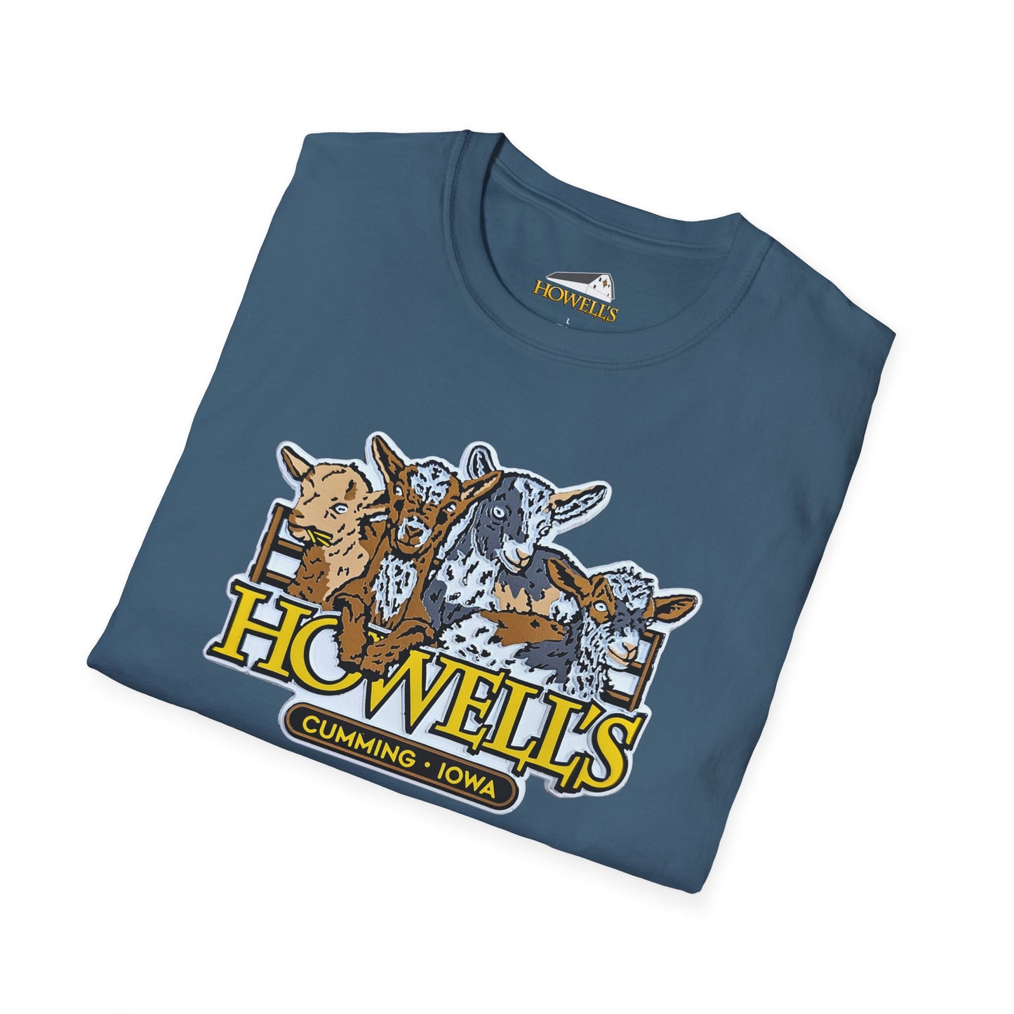 Adult Howell's Goat Graphic Tee, Unisex Softstyle Gildan T-Shirt