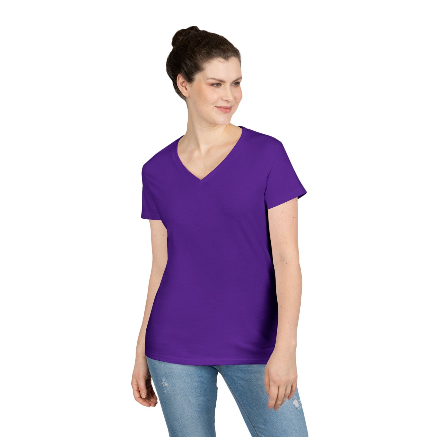 Howell's V-Neck Ladies T-Shirt, Logo on Back