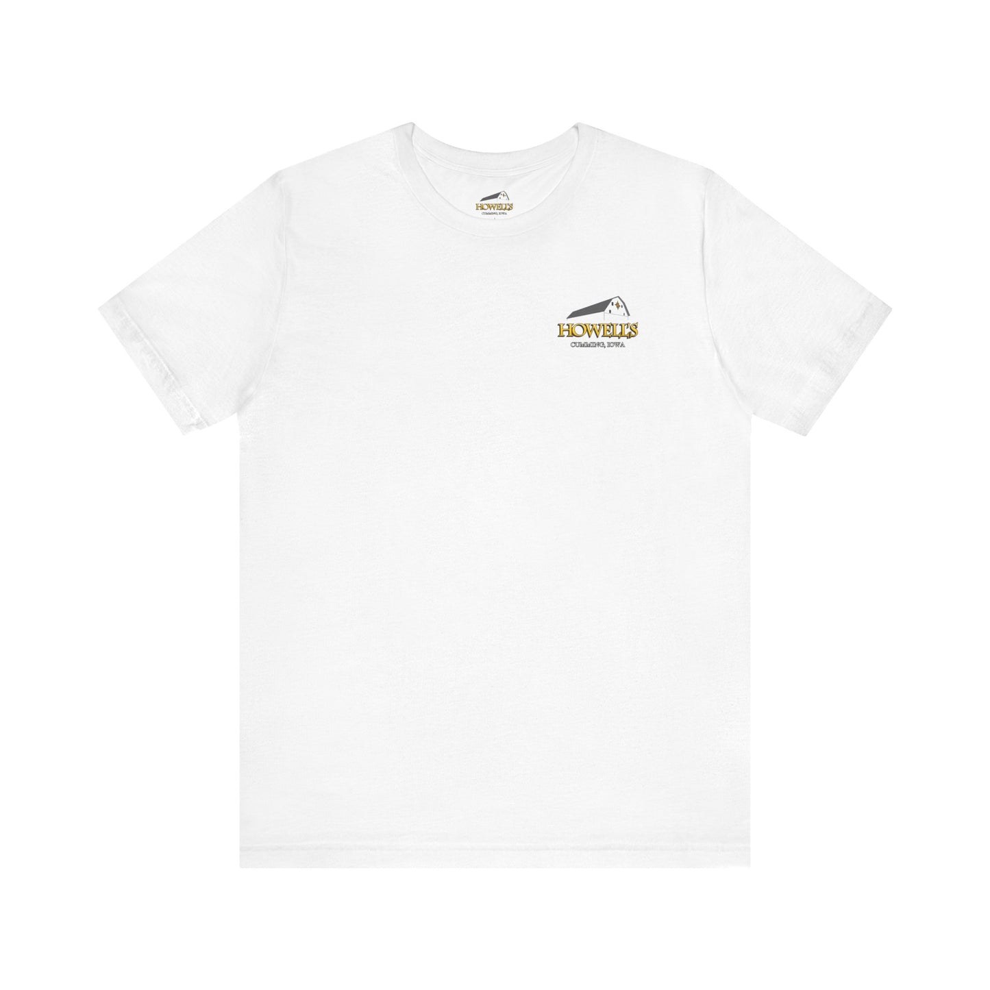 Howell's Goats Adult Unisex Tee, Bella Canva Logo on the Front Goats on the Back