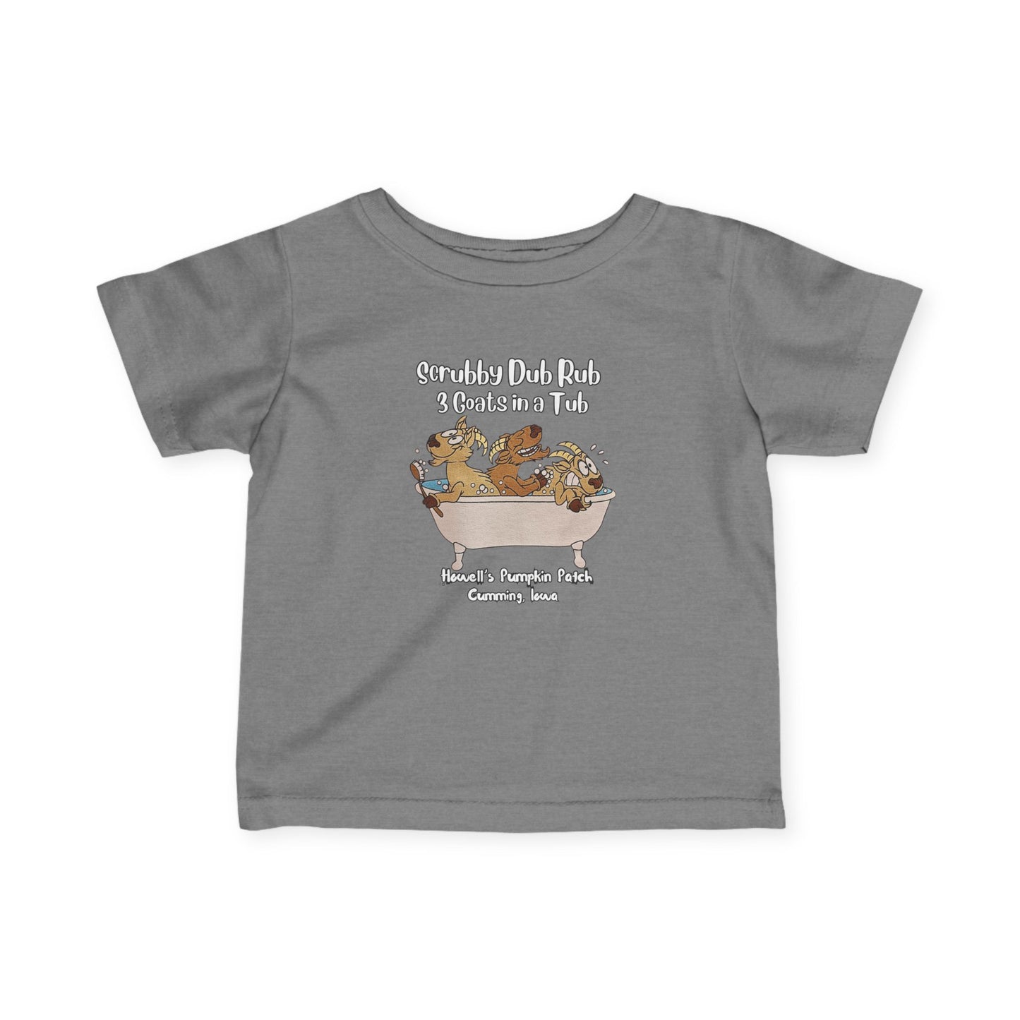 Cute Baby T-Shirt with Fun Bathing Animals Design, Infant Jersey Tee