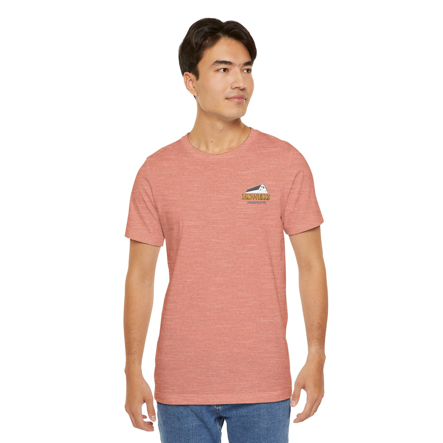 Howell's Goats Adult Unisex Tee, Bella Canva Logo on the Front Goats on the Back