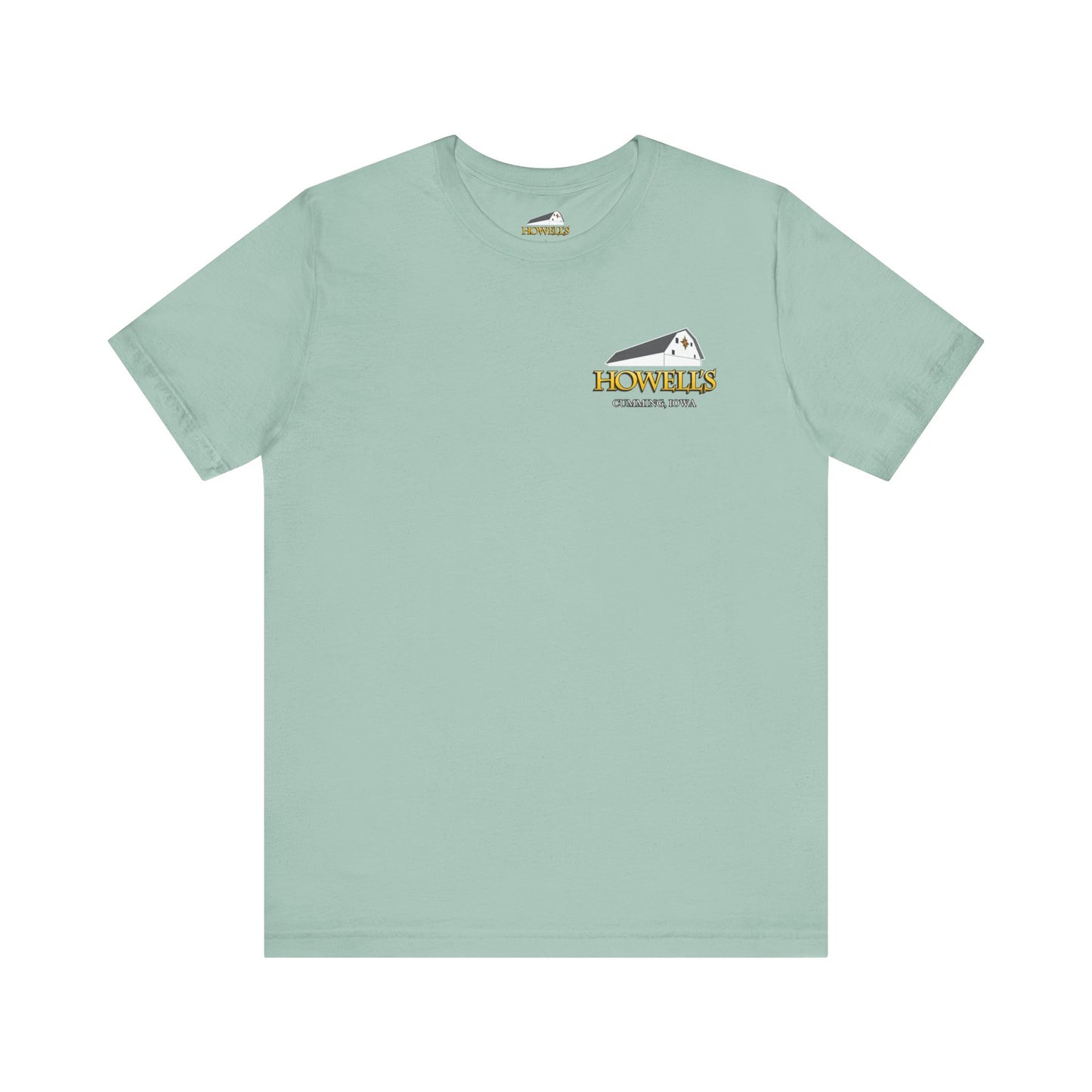 Bella canvas Uni-sex Adult Howells Shirt Logo on Front Goats on Back