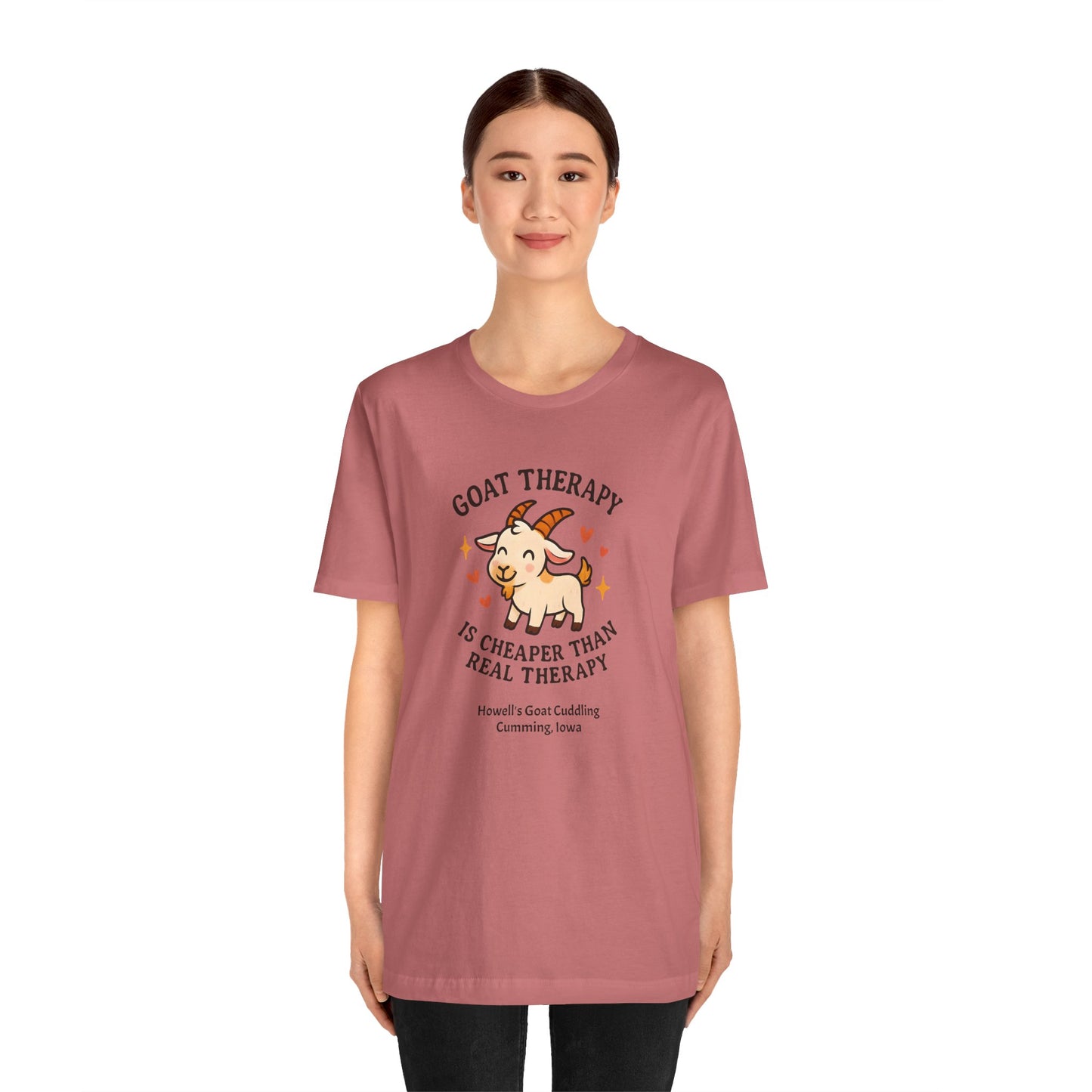 Goat Therapy Tee | Cute Goat Shirt