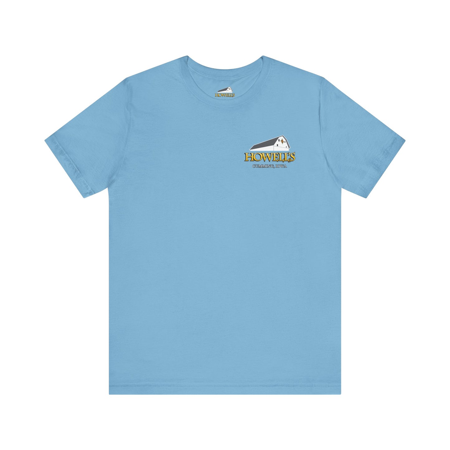 Bella canvas Uni-sex Adult Howells Shirt Logo on Front Goats on Back