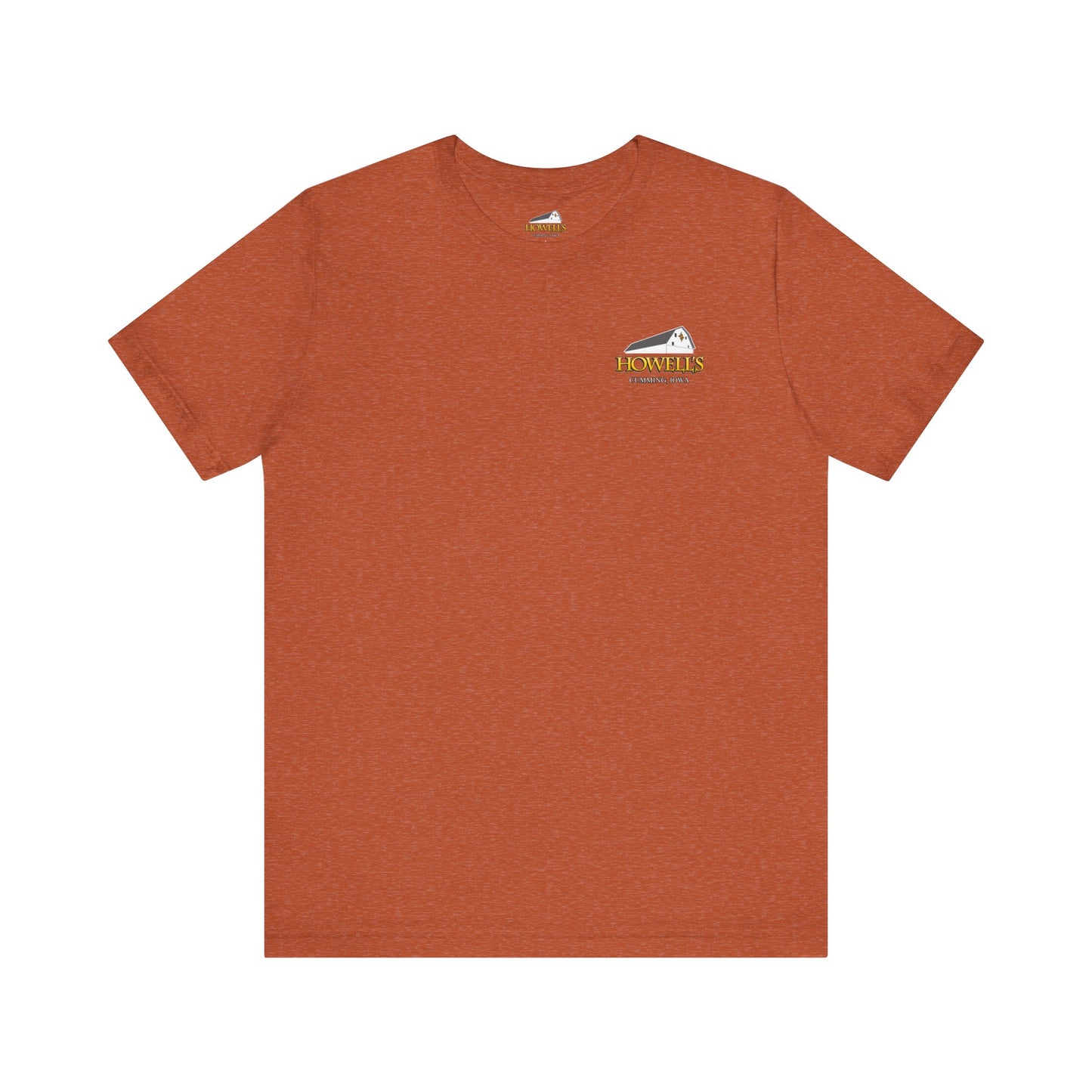 Howell's Goats Adult Unisex Tee, Bella Canva Logo on the Front Goats on the Back