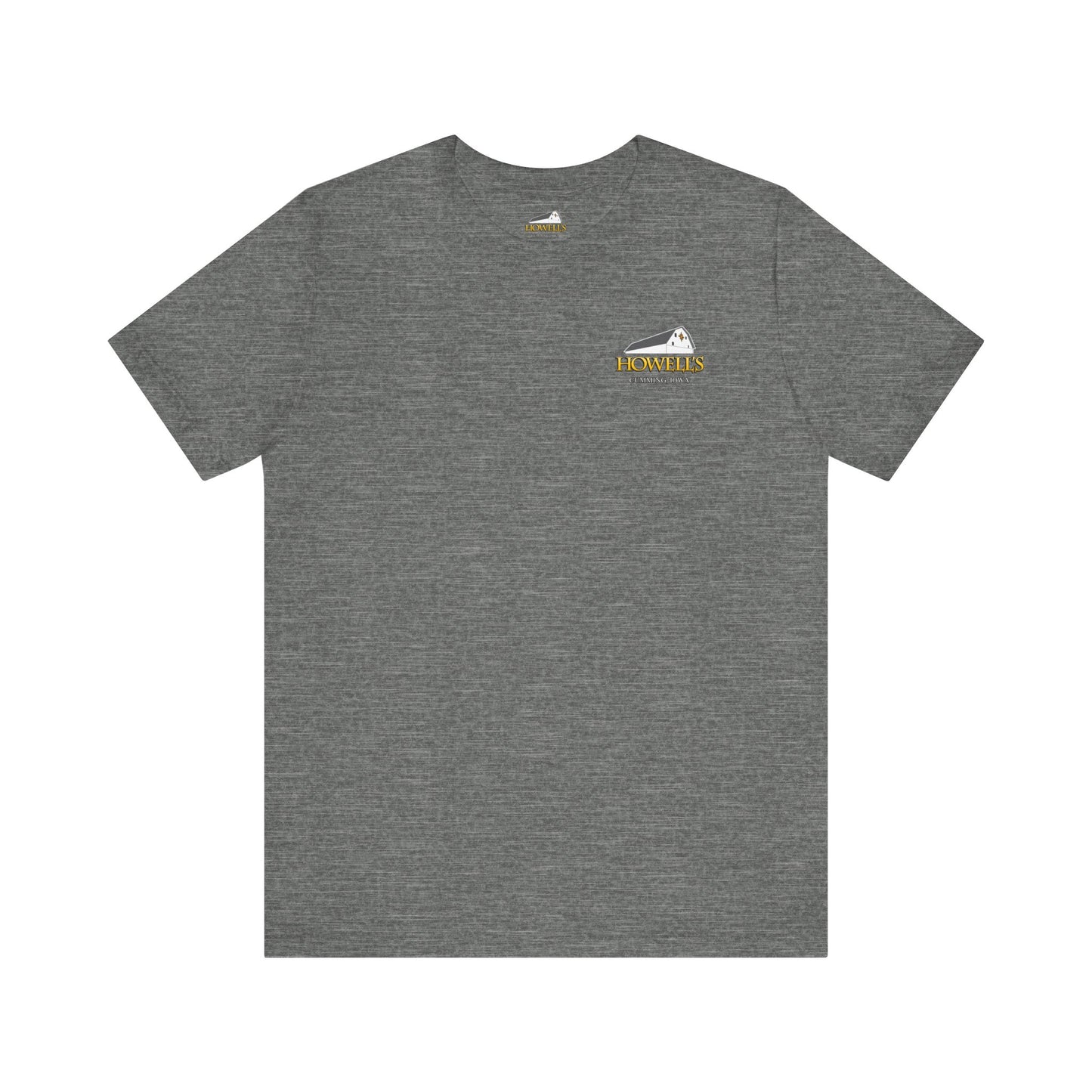 Howell's Goats Adult Unisex Tee, Bella Canva Logo on the Front Goats on the Back