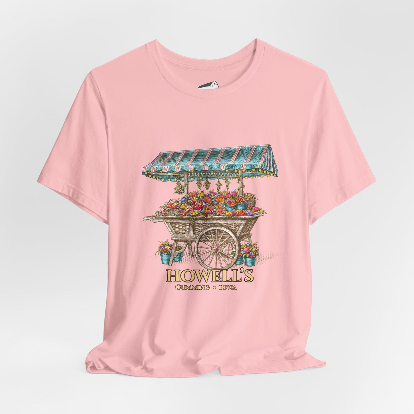 Howell's Flower Cart T‑Shirt — Cumming, Iowa Vintage Market Tee