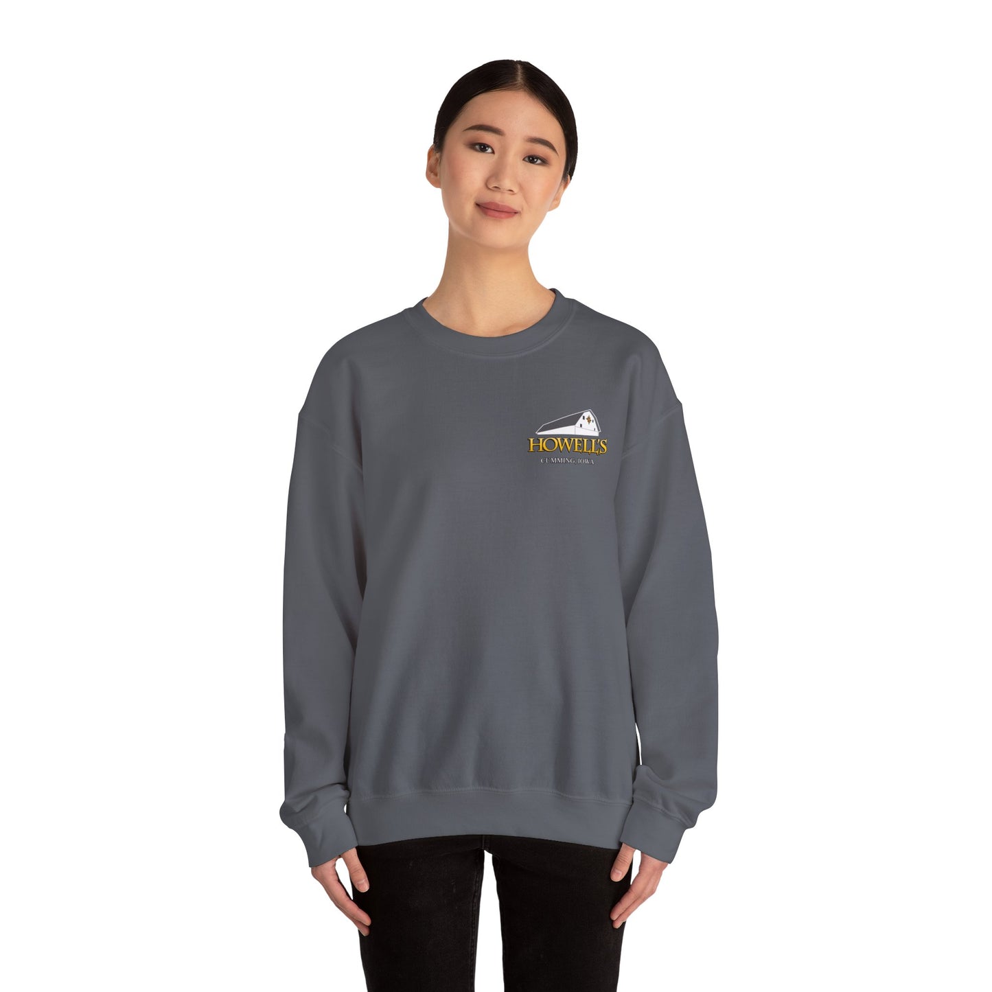 Unisex Crewneck Sweatshirt - Logo on Front Goats on the Back