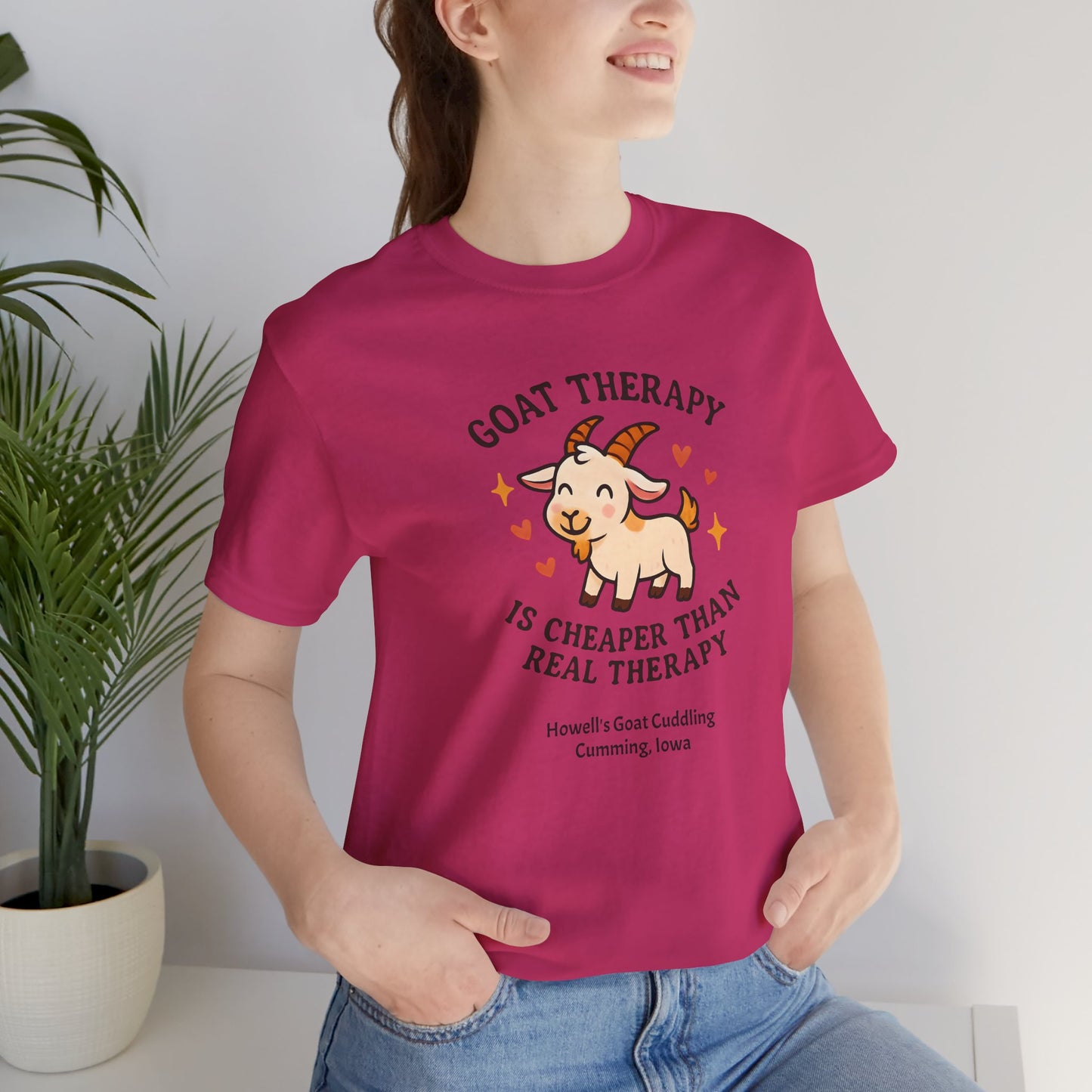Goat Therapy Tee | Cute Goat Shirt
