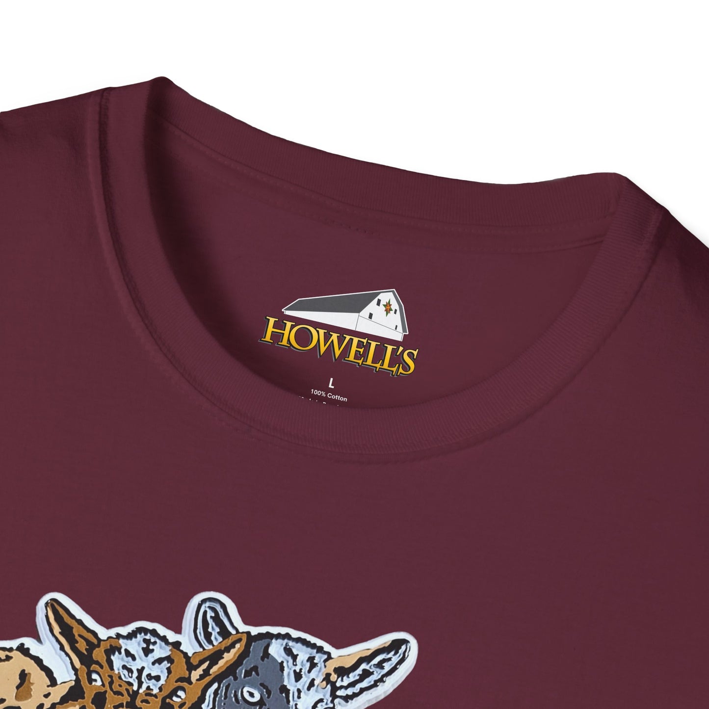 Adult Howell's Goat Graphic Tee, Unisex Softstyle Gildan T-Shirt