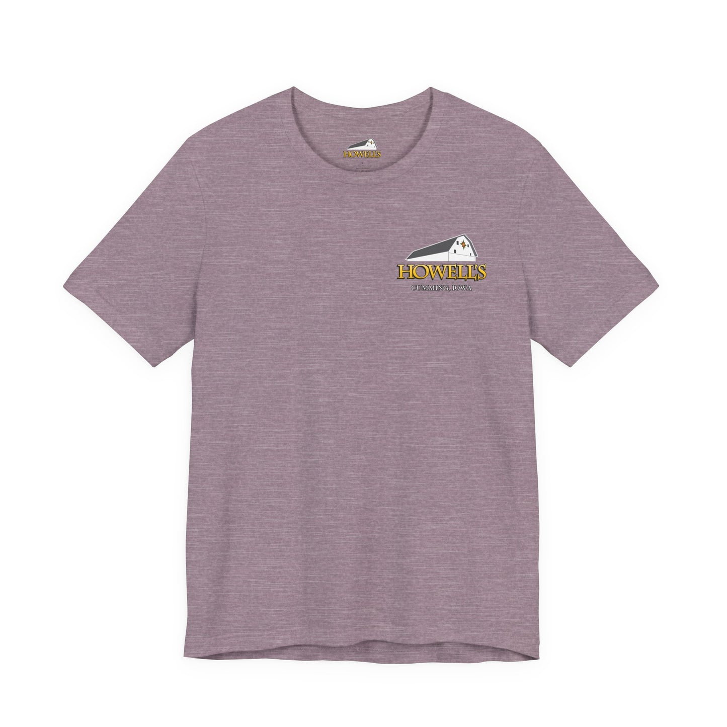 Bella canvas Uni-sex Adult Howells Shirt Logo on Front Goats on Back