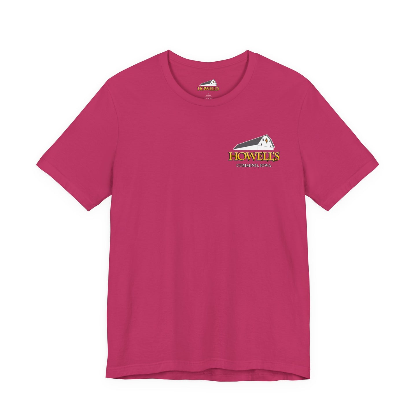 Bella canvas Uni-sex Adult Howells Shirt Logo on Front Goats on Back