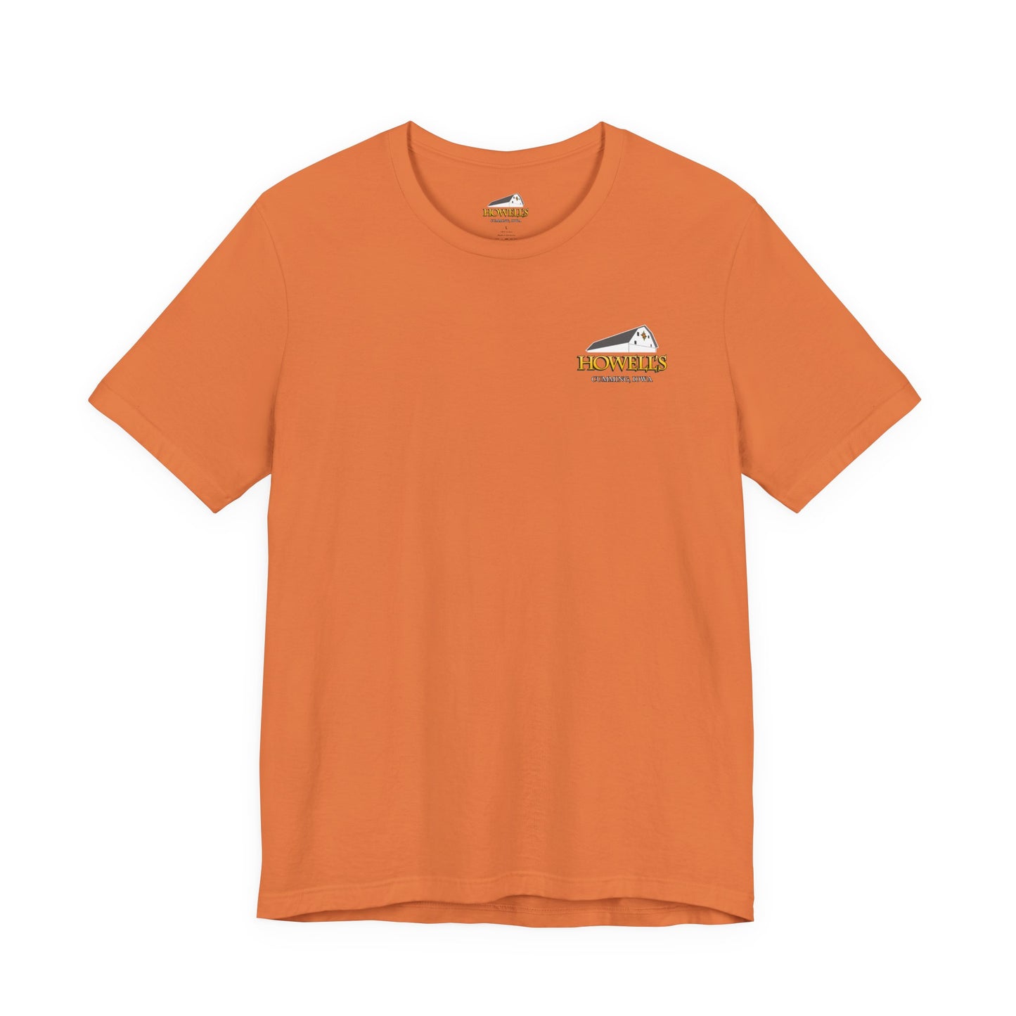 Howell's Goats Adult Unisex Tee, Bella Canva Logo on the Front Goats on the Back