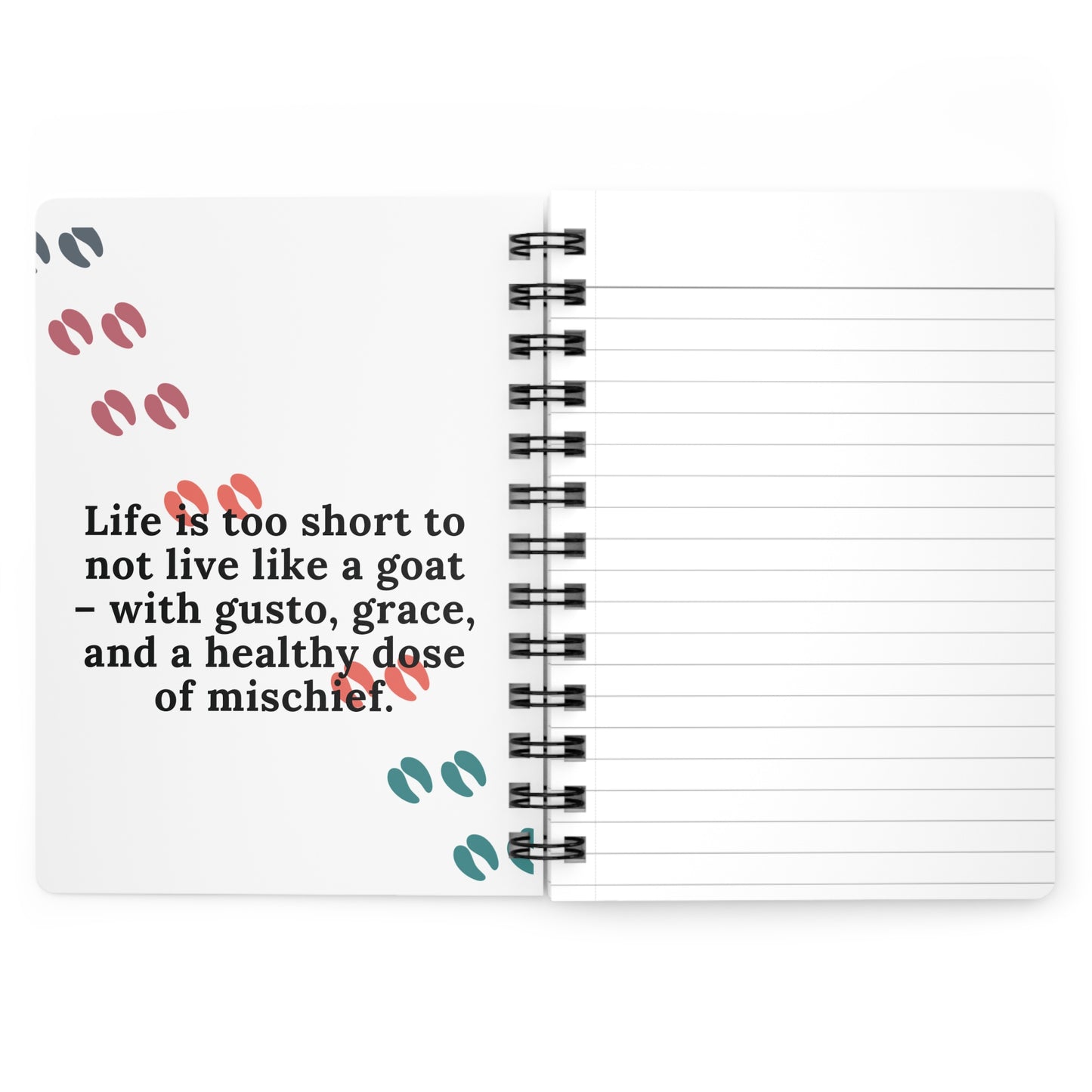 Goat Lover Spiral Bound Journal